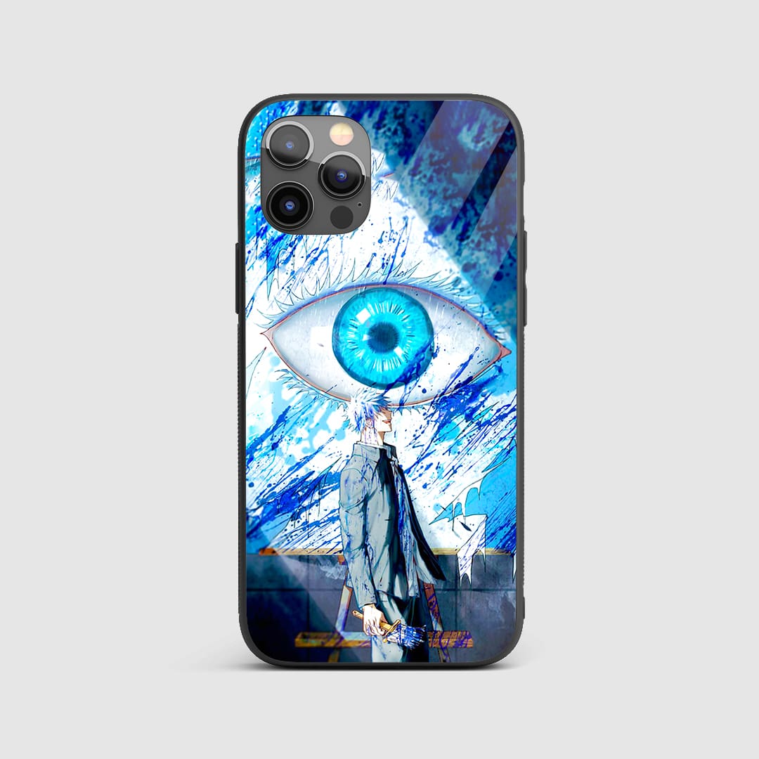 Satoru Gojo Blue Eye Silicone Armored Phone Case