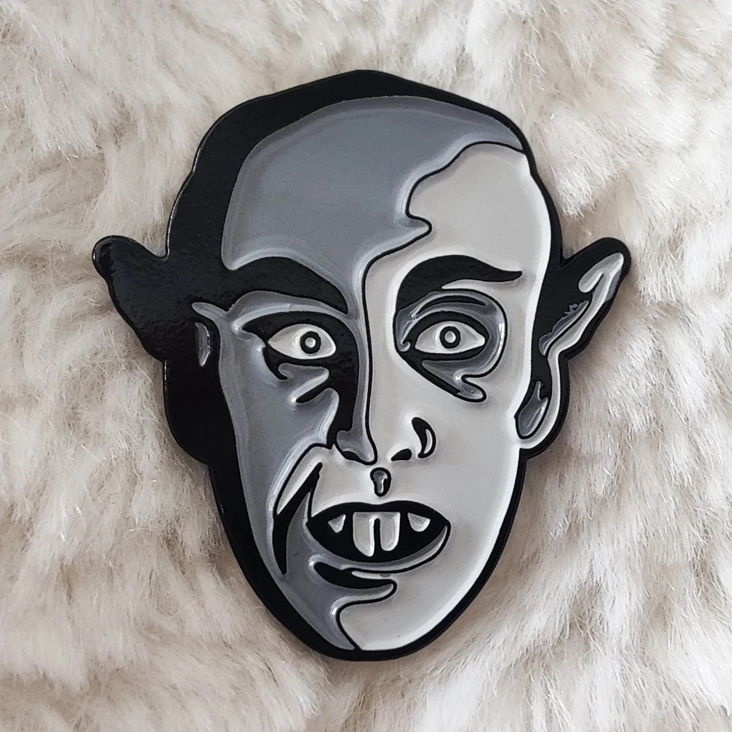 Nosferatu Vampire Goth Horror Halloween Enamel Pin
