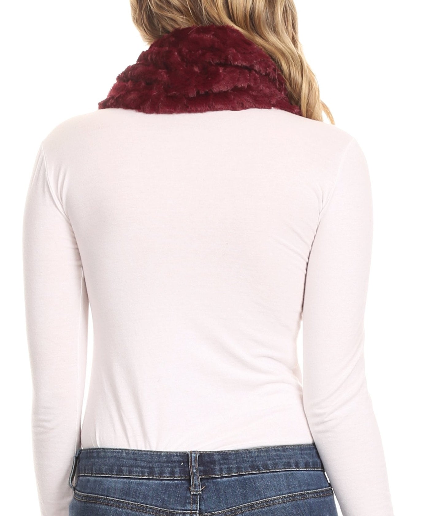 Sakkas Mellah Long Wide Soft Fuzzy Furry Fur Infinity Fall Winter Wrap Scarf - Concordia Style Boutique