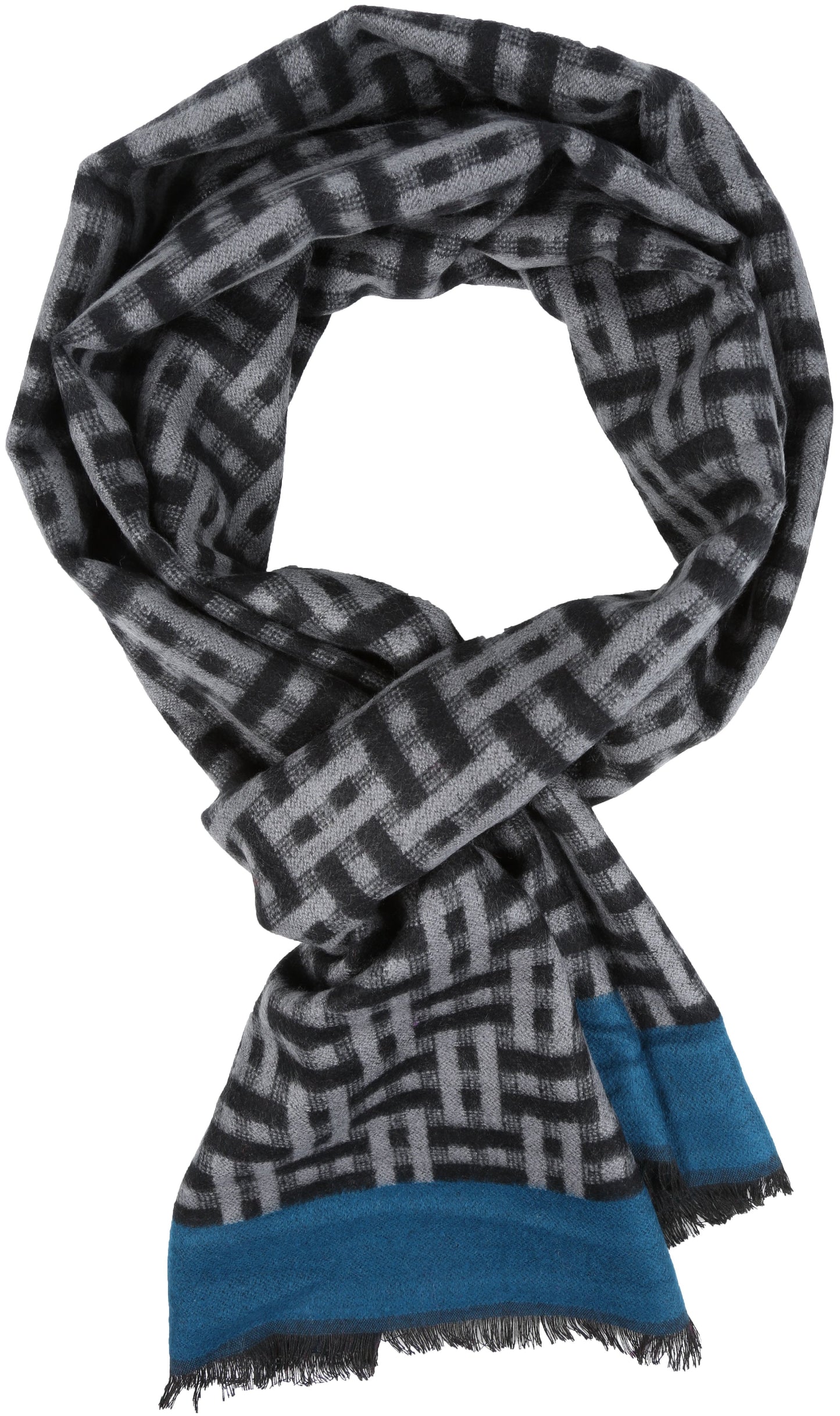 Sakkas Jiel Long Wide Classic Multi Colored Pattern UniSex Cashmere Feel Scarf - Concordia Style Boutique
