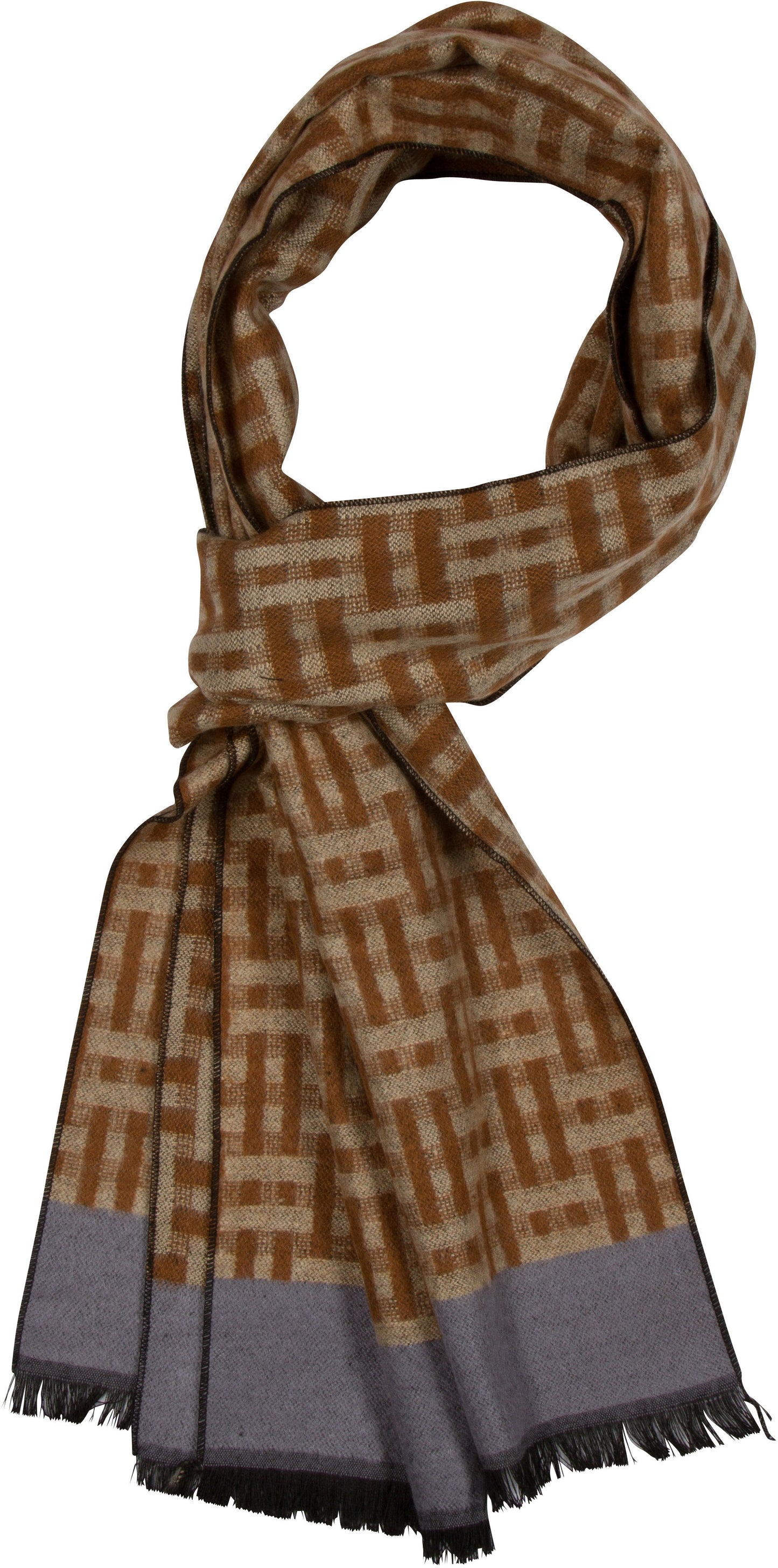 Sakkas Jiel Long Wide Classic Multi Colored Pattern UniSex Cashmere Feel Scarf - Concordia Style Boutique