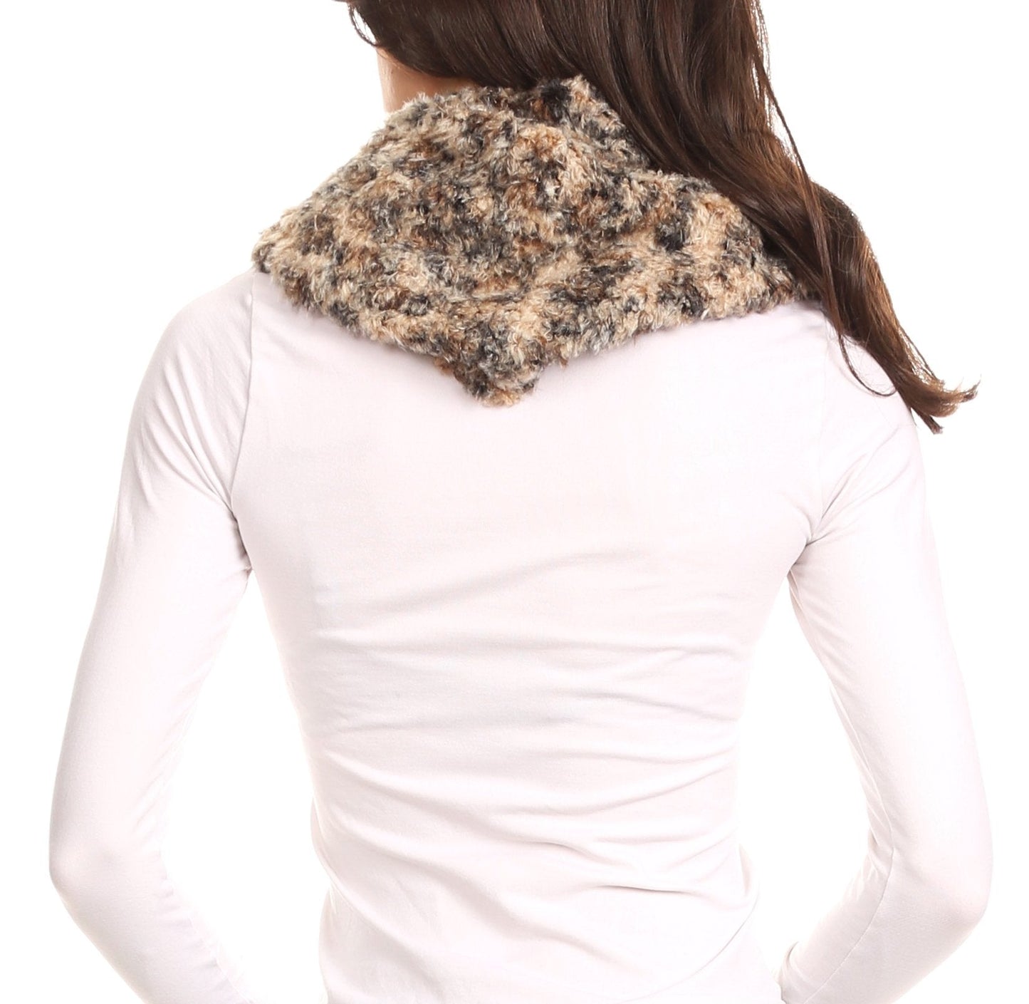 Sakkas Abhy Soft Fall Winter Furry Infinity Wrap Scarf - Concordia Style Boutique