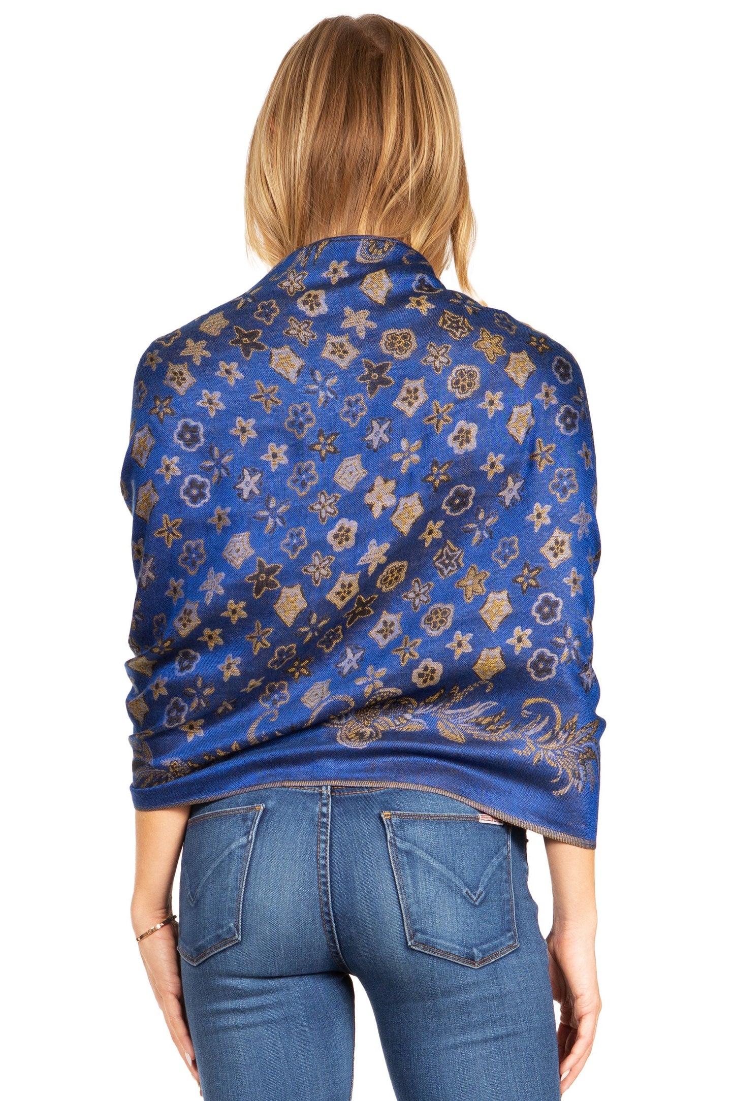 Sakkas Alessa Women's Silky Soft Reversible PaisleyPrint Pashmina Scarf Shawl Wrap - Concordia Style Boutique