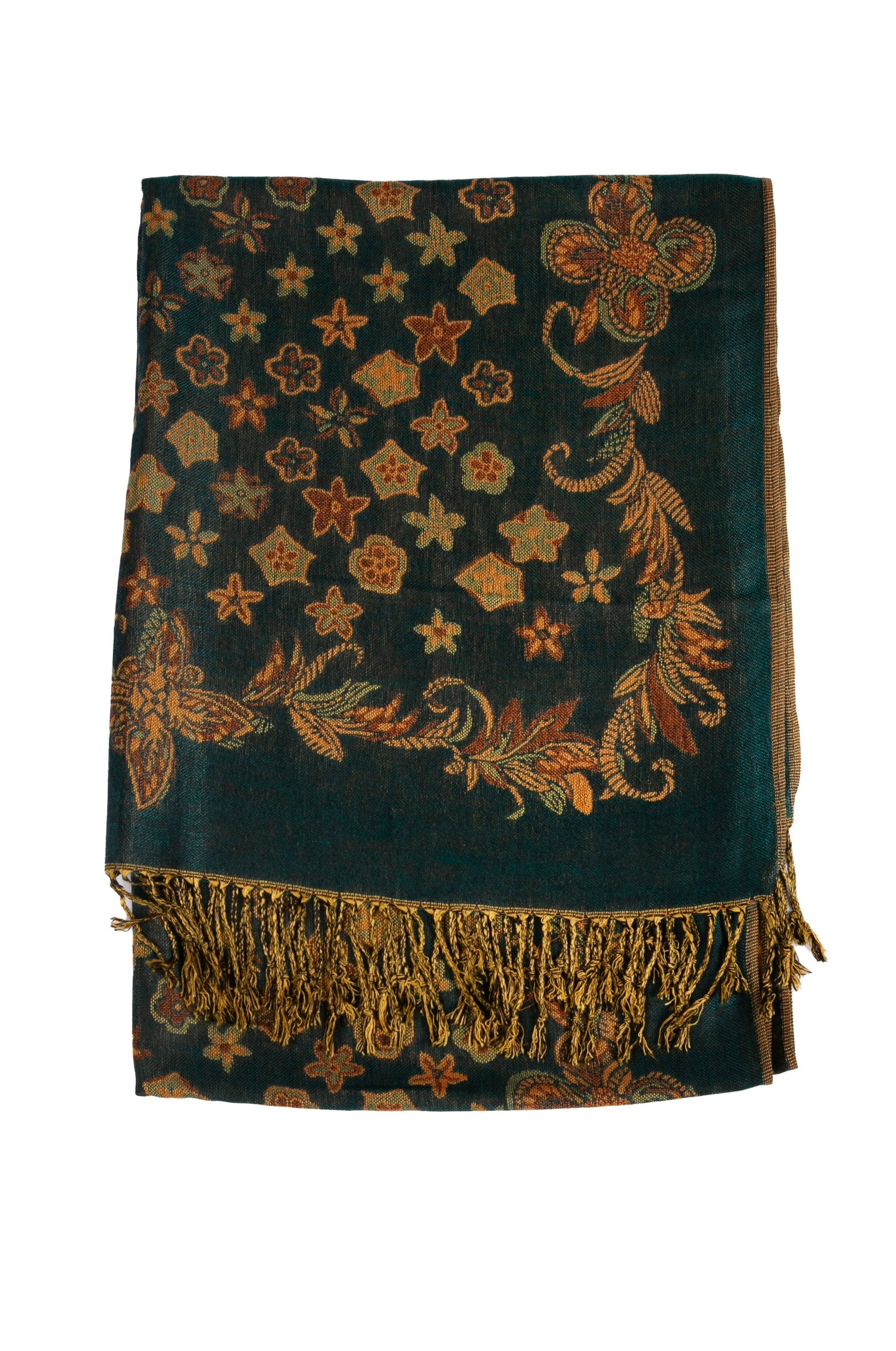 Sakkas Alessa Women's Silky Soft Reversible PaisleyPrint Pashmina Scarf Shawl Wrap - Concordia Style Boutique