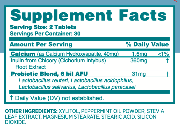 Mint Oral Probiotics - Concordia Style Boutique