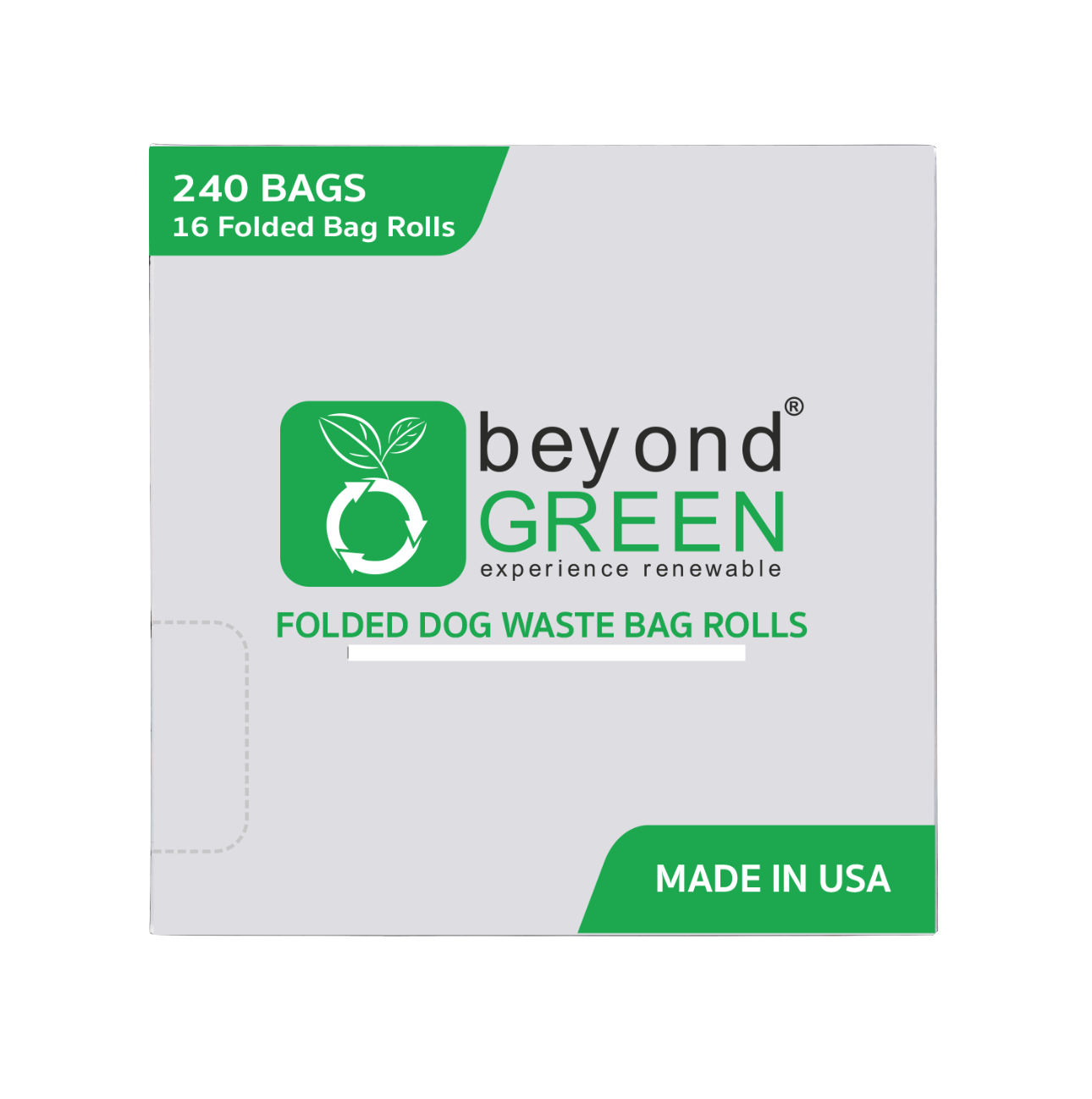 6-Pack of Compact Dog Poop Bags – Eco-Friendly, Leak-Proof (240 Bags per Pack)