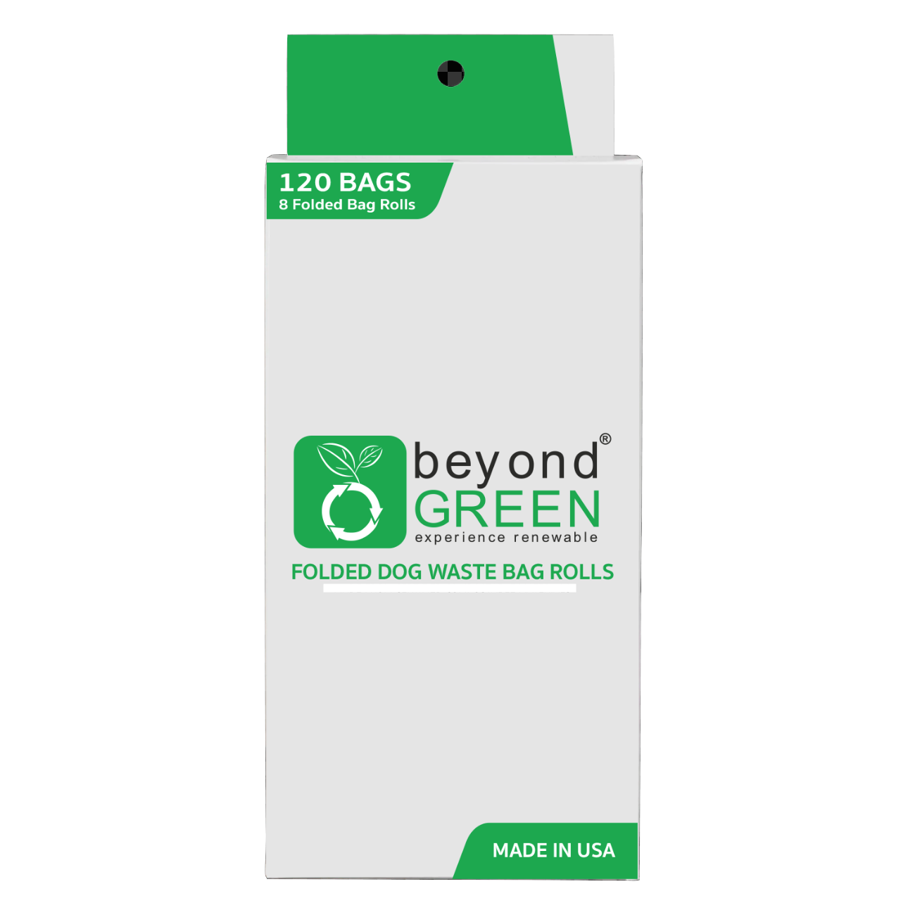 6-Pack of Compact Dog Poop Bags – Eco-Friendly, Leak-Proof (120 Bags per Pack)