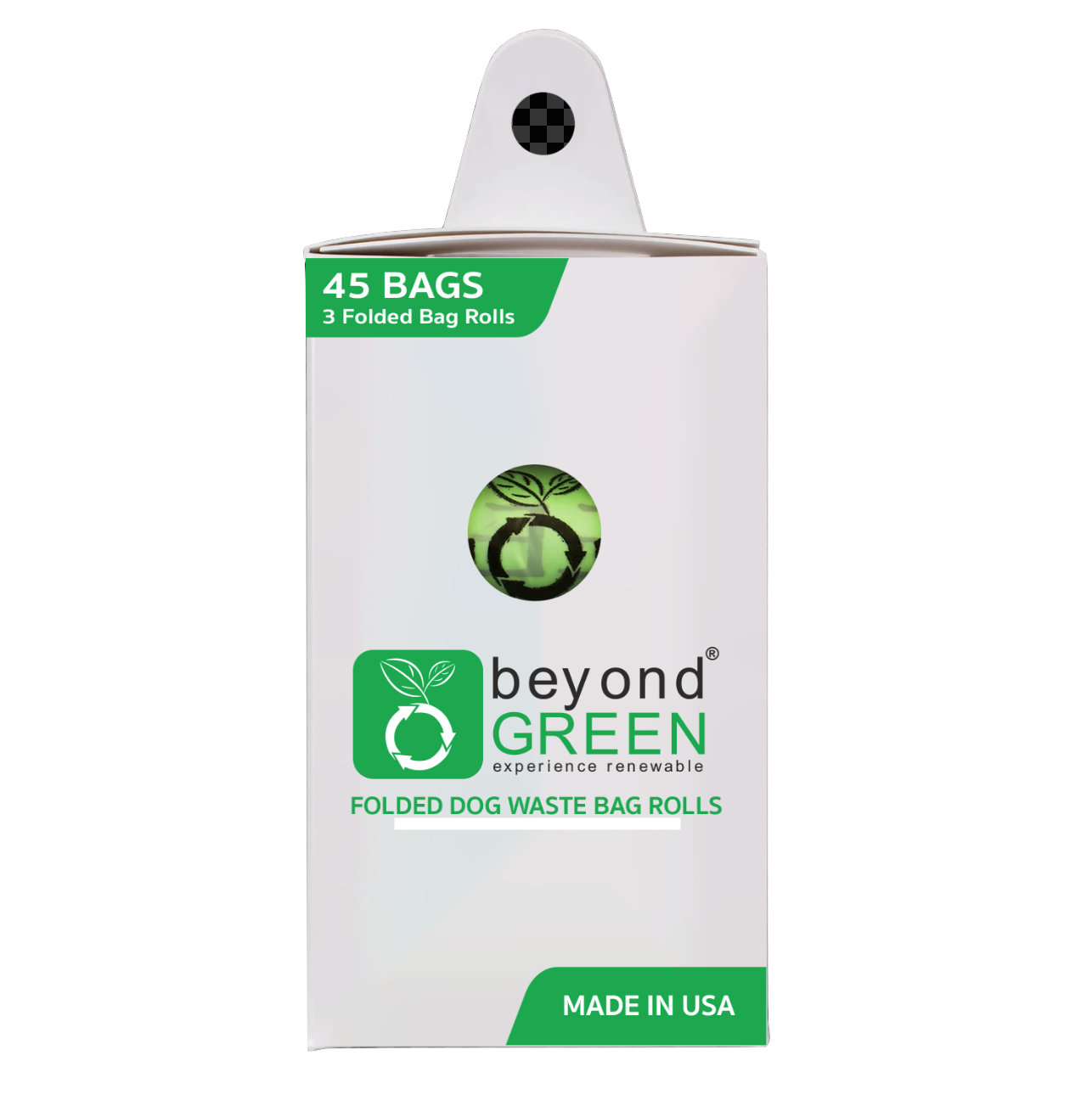 6-Pack of Compact Dog Poop Bags – Eco-Friendly, Leak-Proof (45 Bags per Pack)