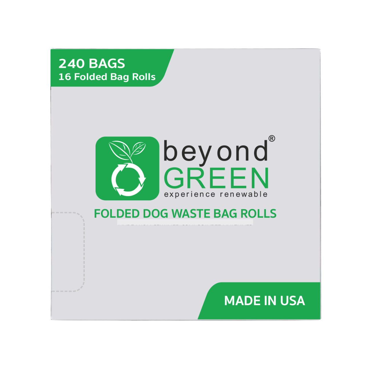 240 Count - Dog Poop Bags – Leak-Proof, Durable, Plant-Based Materials