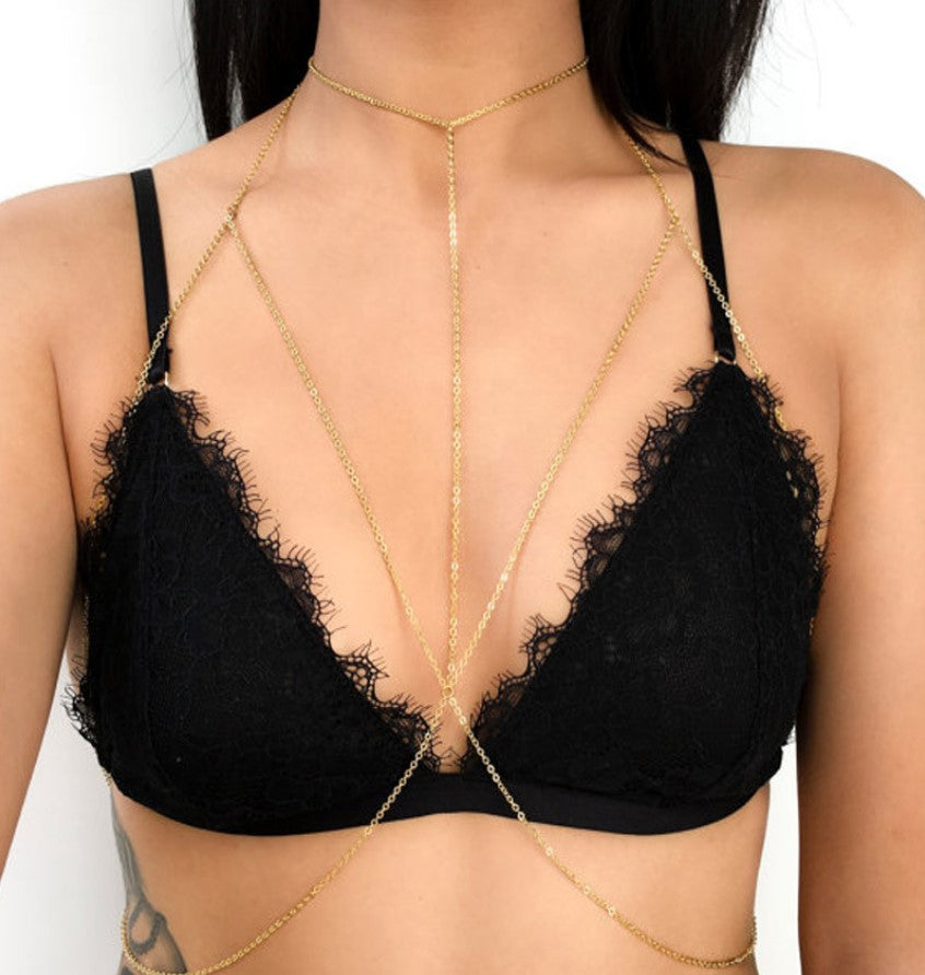HIGH NECK BODY CHAIN (ADJUSTABLE) - Concordia Style Boutique