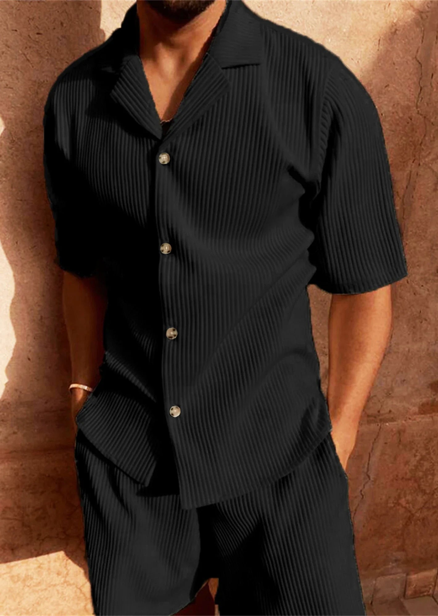 Spring/Summer stretch casual men beach shorts set