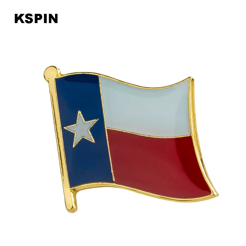 Texas State Flag Lapel Pin Backpack Clothes Badge XY0195