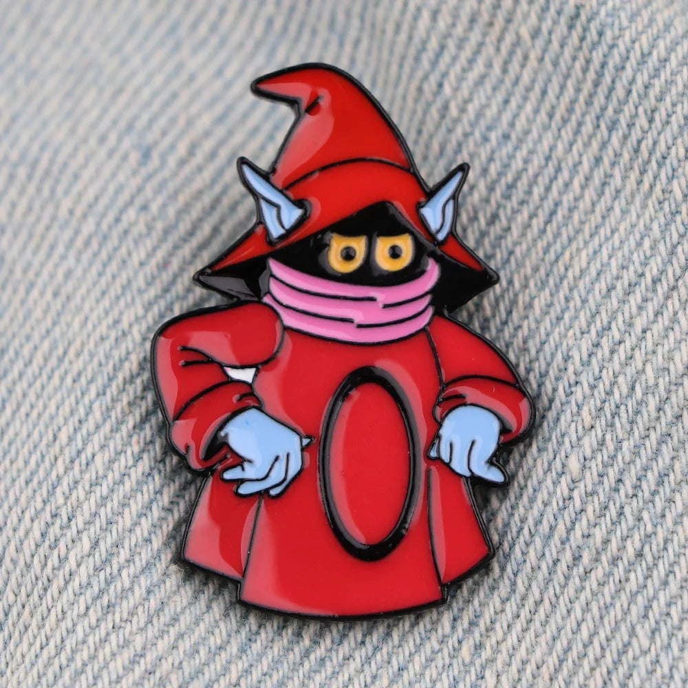 80s Anime Enamel Pin Cute Lapel Brooch Jewelry Accessories Gift