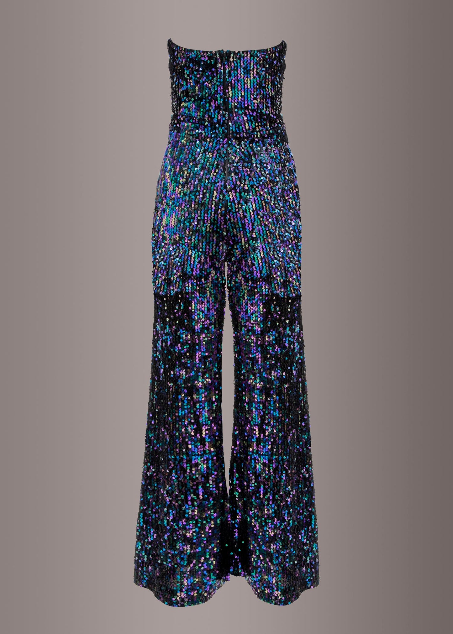 Sleeveless Sequin Jumpsuit With Wide Leg Pants - Concordia Style Boutique