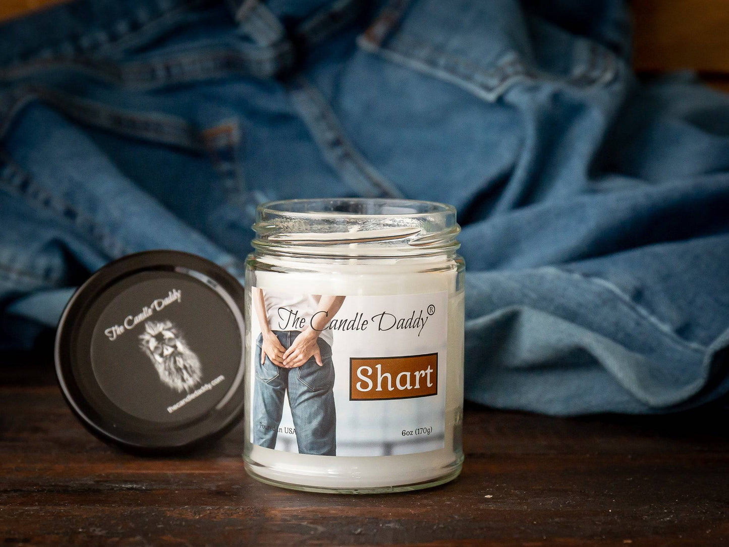 Shart - Terrible Near Shit Scented Candle- Smells Horrible- - Funny 6 oz Jar Candle- 40 hour burn time