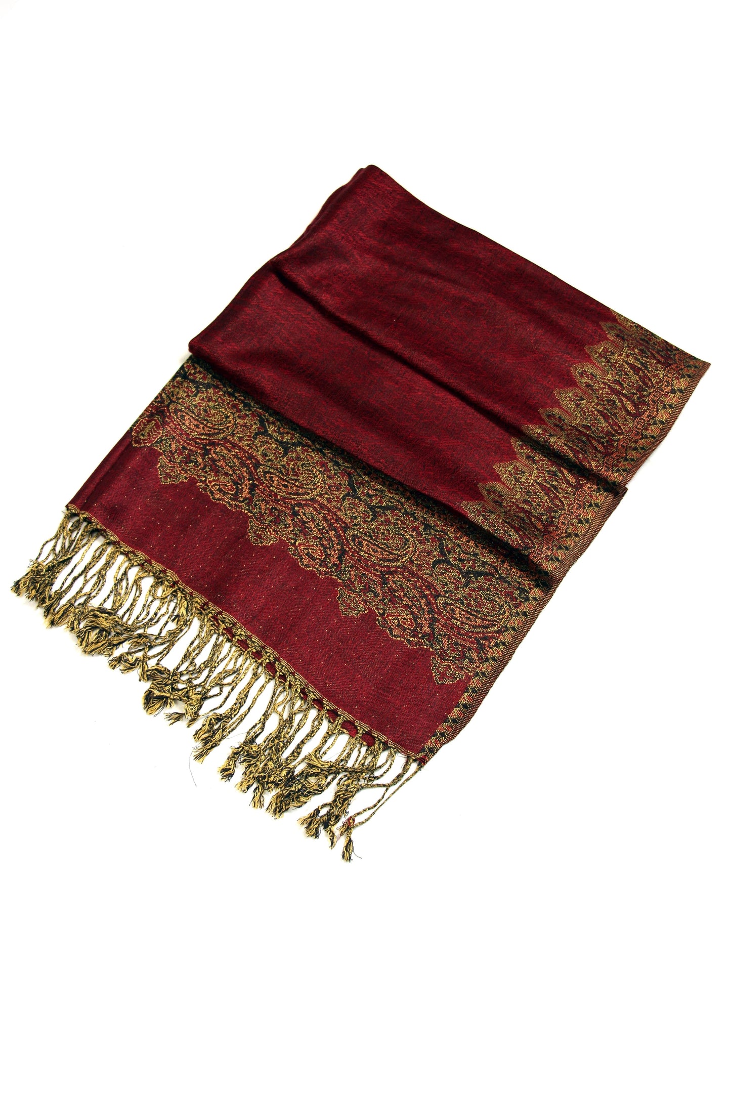 Sakkas 70" x 28" Border Pattern Layered Woven Pashmina Shawl Scarf Wrap Stole - Premium scarf from Sakkas Store - Just $16.98! Shop now at Concordia Style Boutique