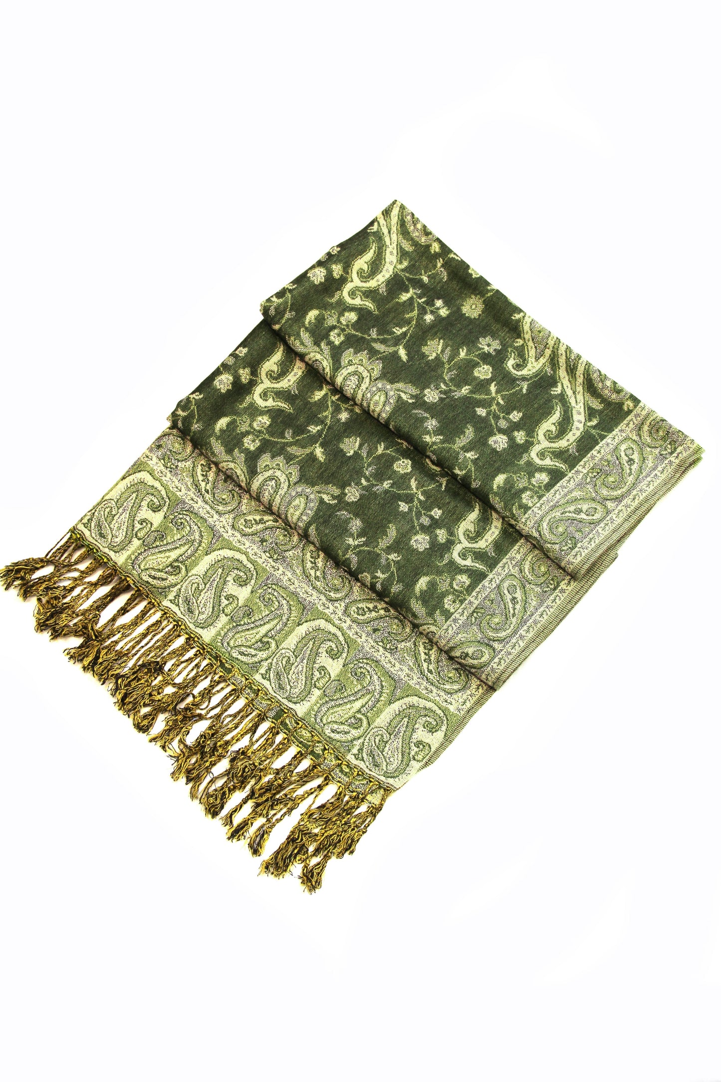 Sakkas Double Layer Jacquard Paisley Pashmina Shawl / Wrap / Stole - Concordia Style Boutique