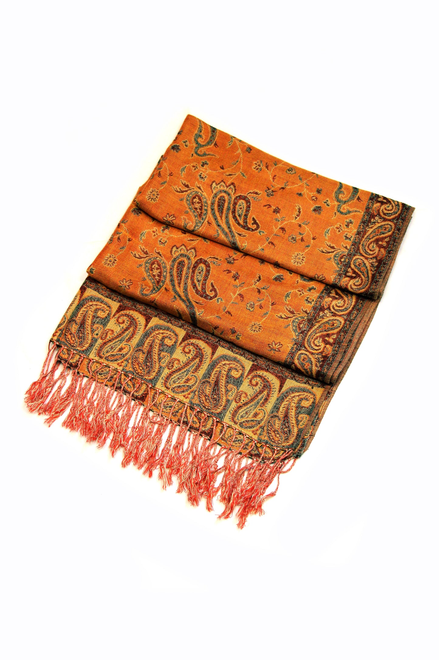 Sakkas Double Layer Jacquard Paisley Pashmina Shawl / Wrap / Stole - Concordia Style Boutique