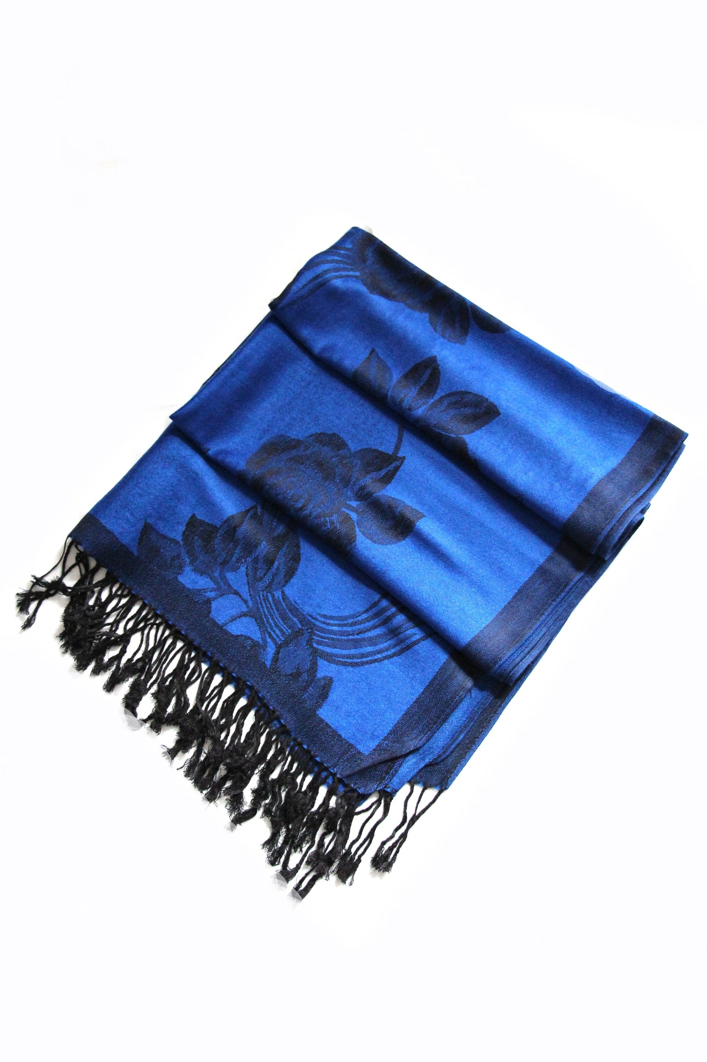 Sakkas Two Tone Rose Pashmina Scarf / Stole / Wrap - Concordia Style Boutique