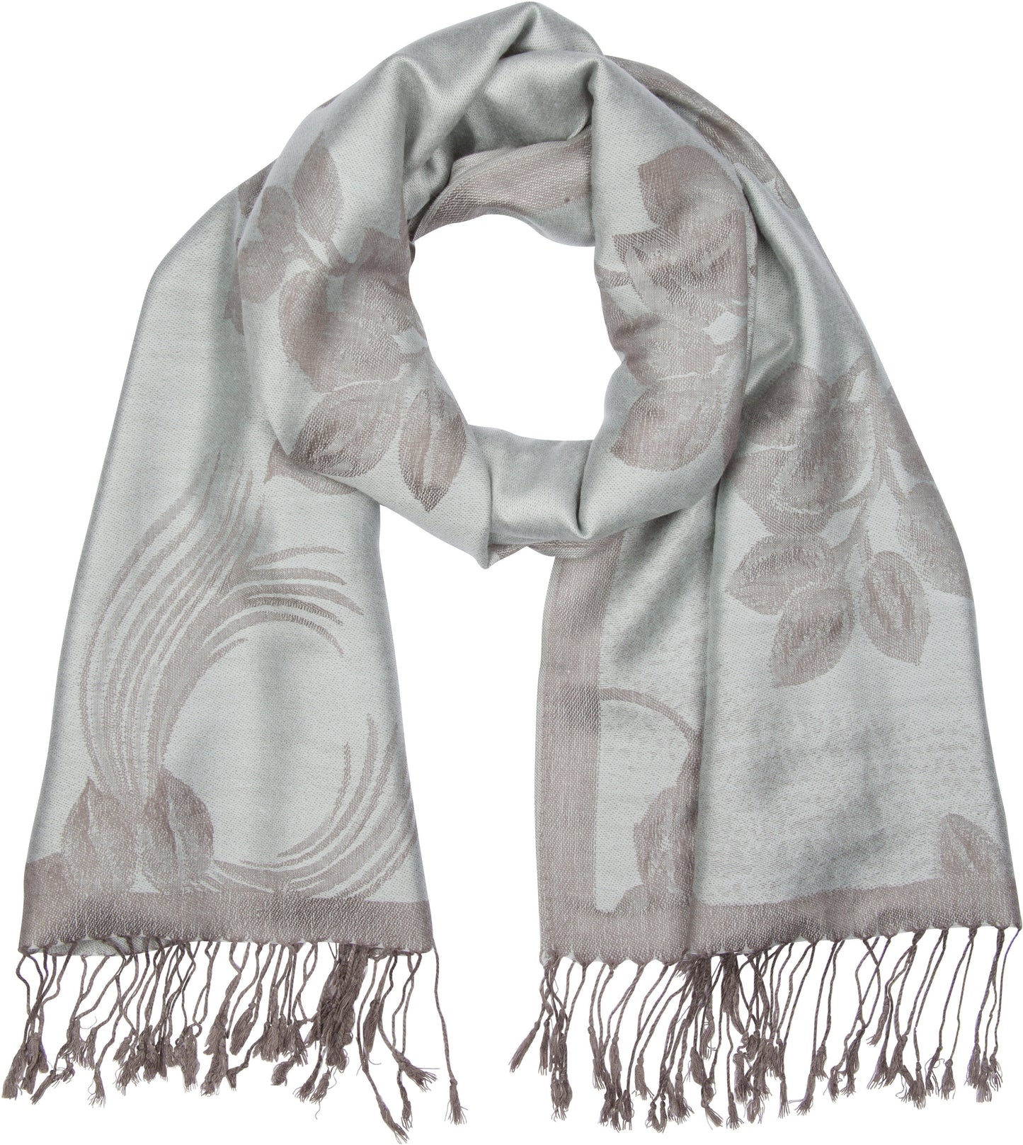 Sakkas Two Tone Rose Pashmina Scarf / Stole / Wrap - Concordia Style Boutique