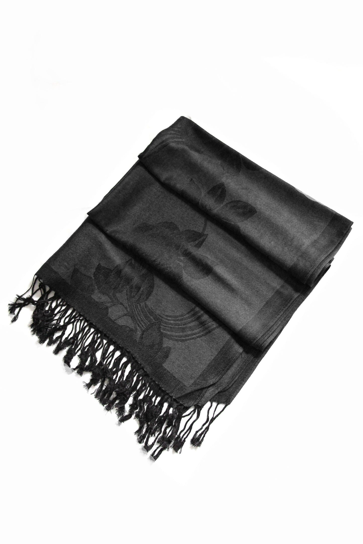 Sakkas Two Tone Rose Pashmina Scarf / Stole / Wrap - Concordia Style Boutique