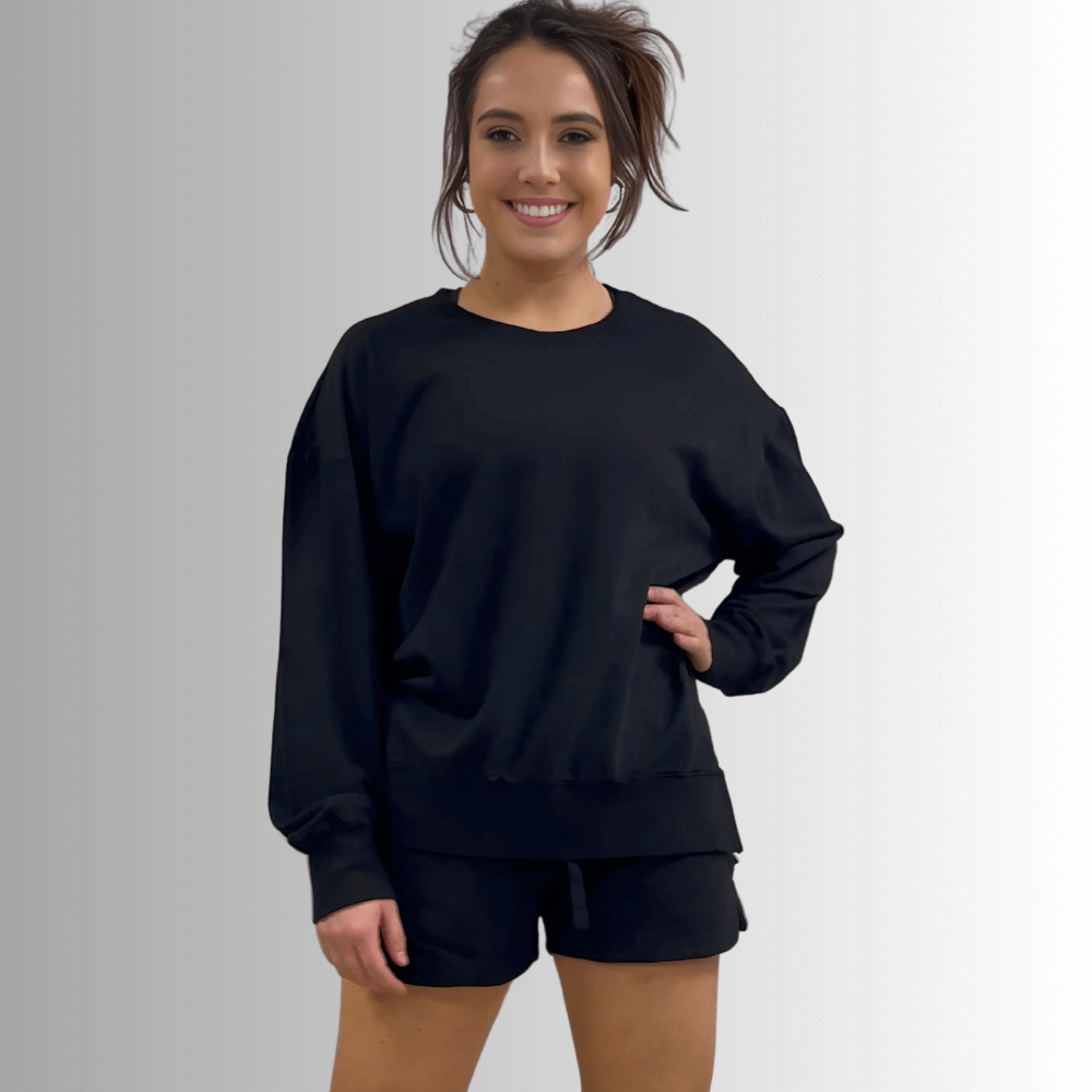 Tessa Lightweight French Terry Sweatshirt - Concordia Style Boutique