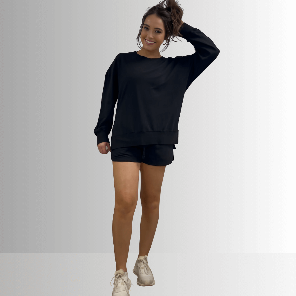 Tessa Lightweight French Terry Sweatshirt - Concordia Style Boutique