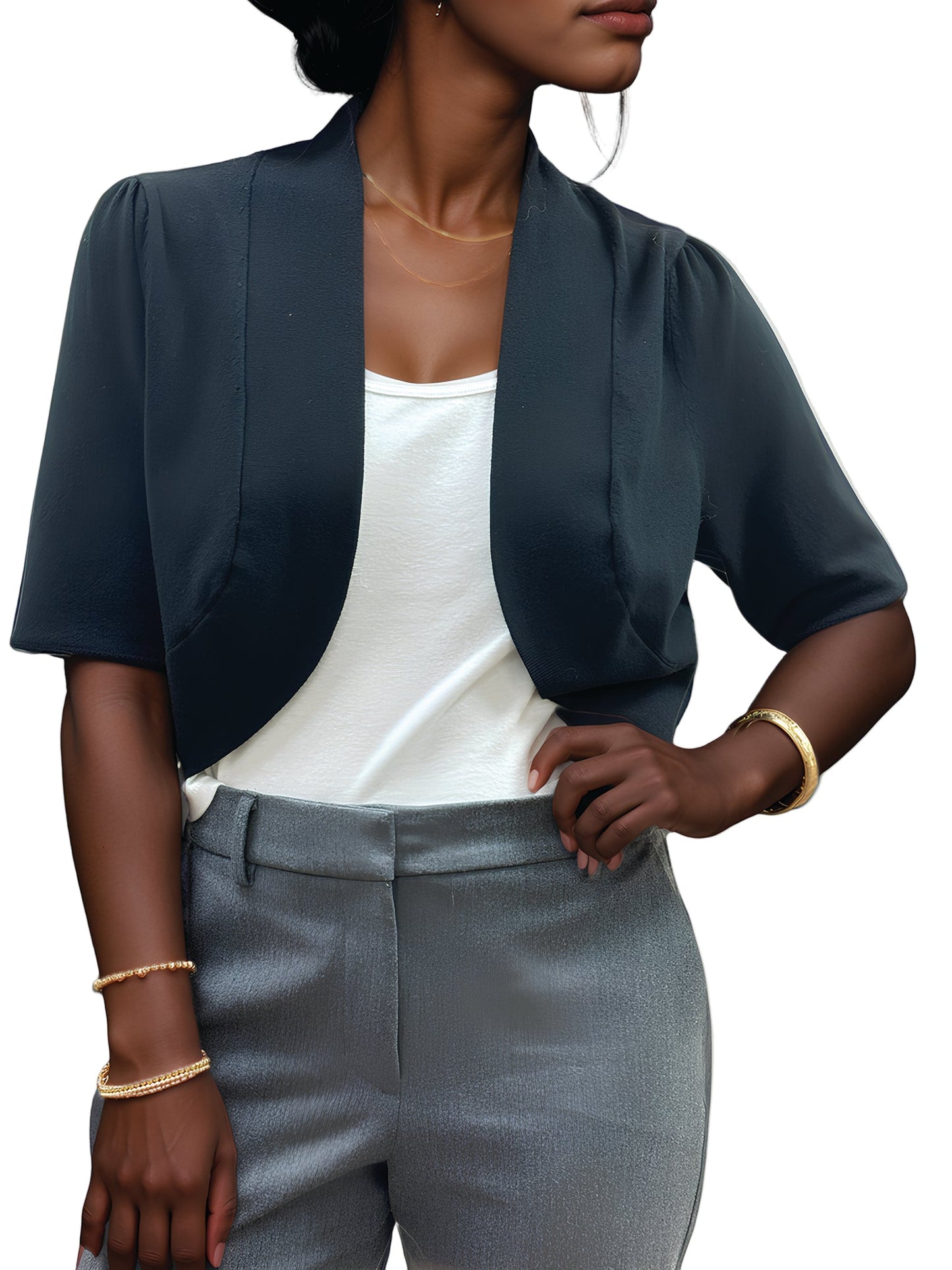 Layered with Style Shrug by Studio EY