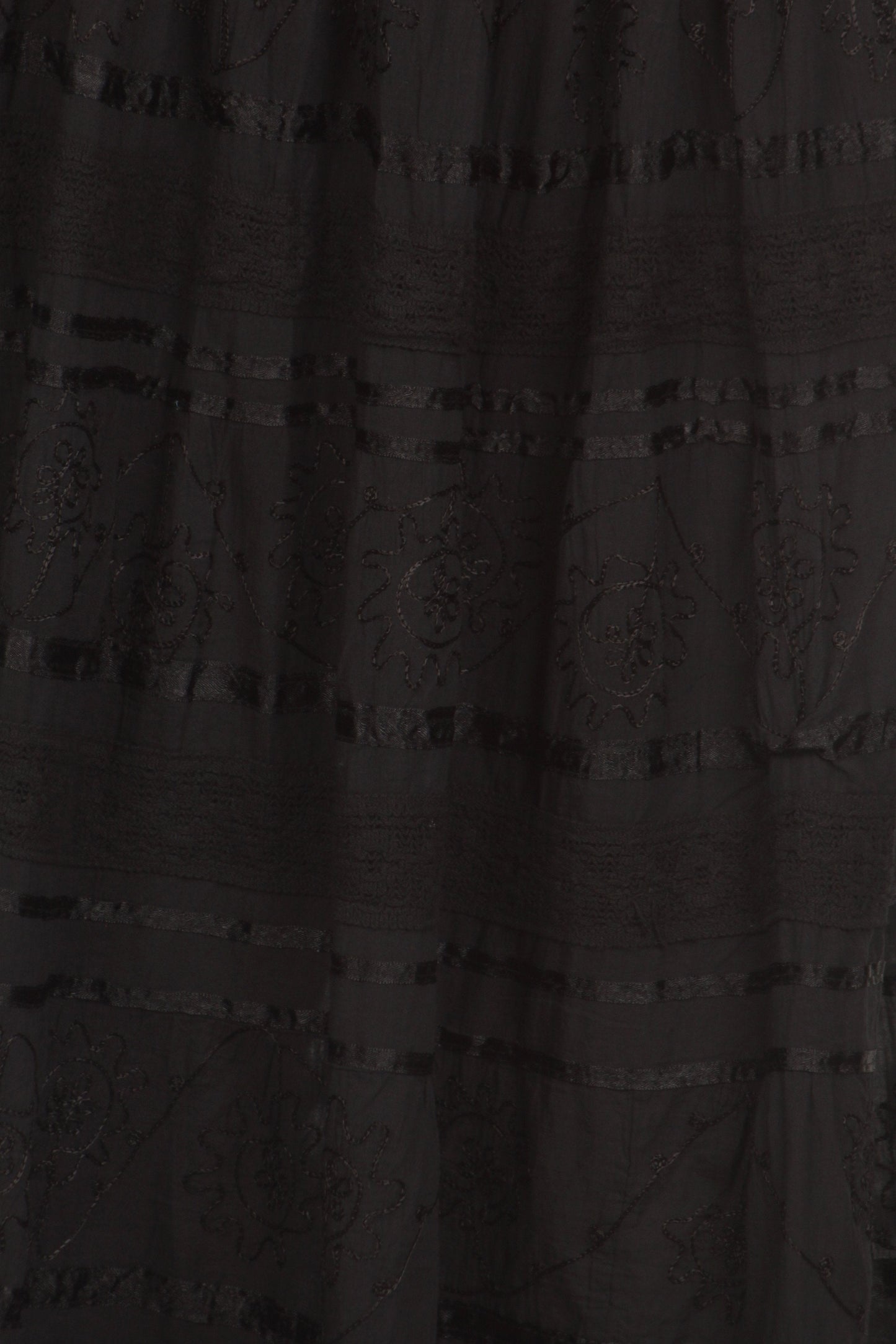 Sakkas Lace and Ribbon Peasant Boho Skirt - Concordia Style Boutique