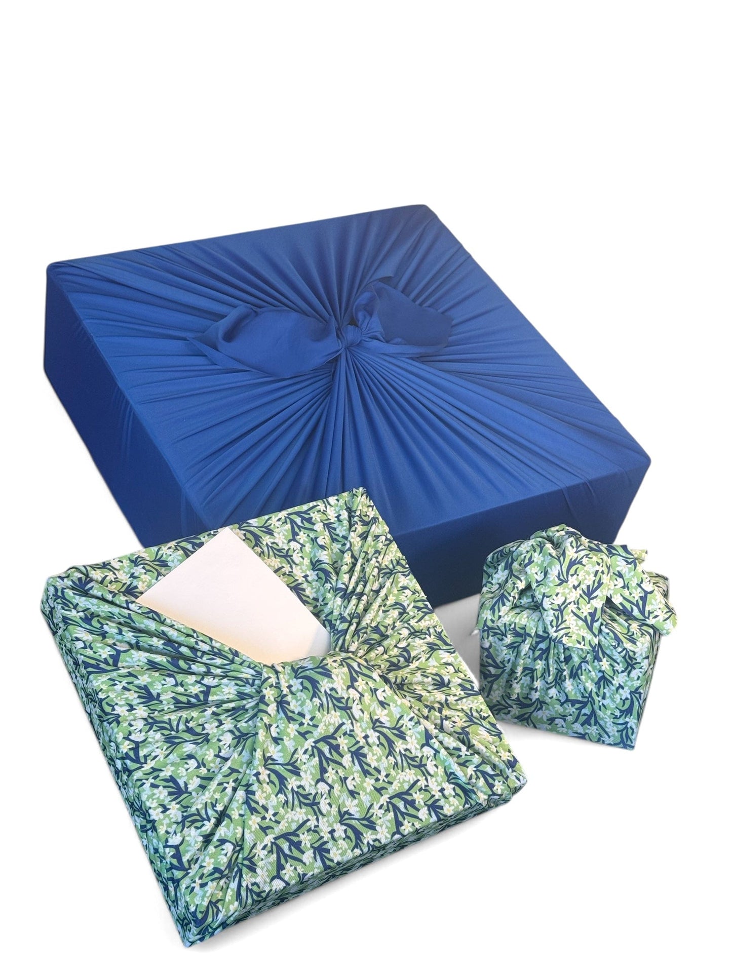 Small Reusable Furoshiki Cloth Gift Wrap | Spring Floral