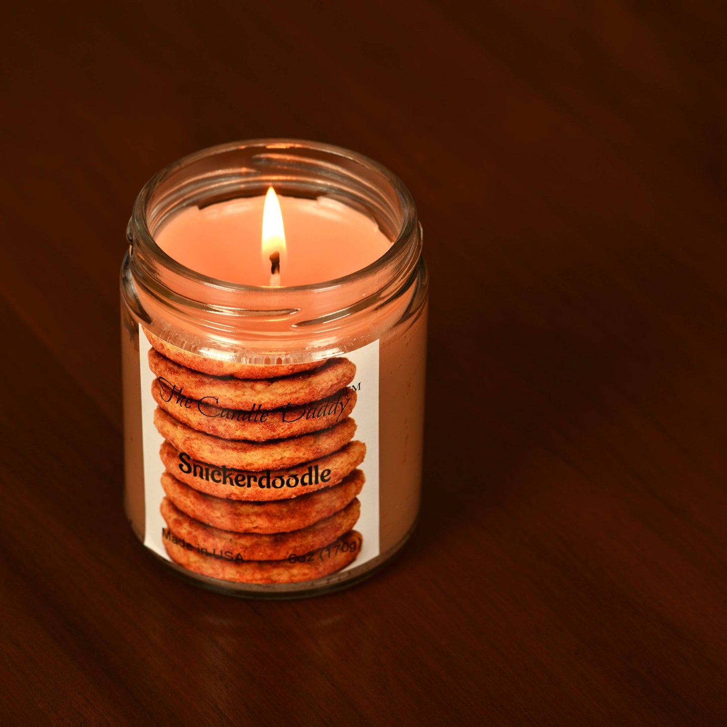 Snickerdoodle - Cookie Scented 6oz Candle - The Candle Daddy - Poured in USA