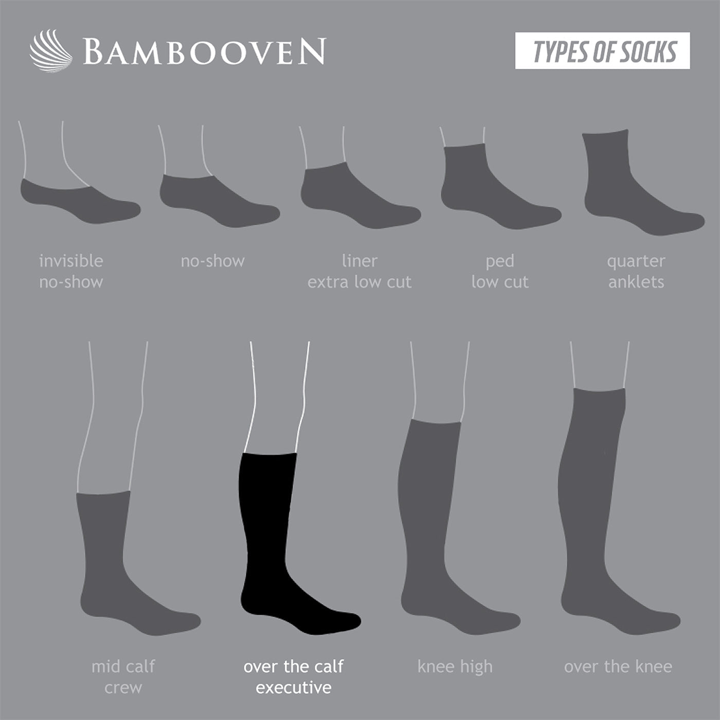 Men’s Bamboo Dress & Trouser Socks 6-Pack - 544