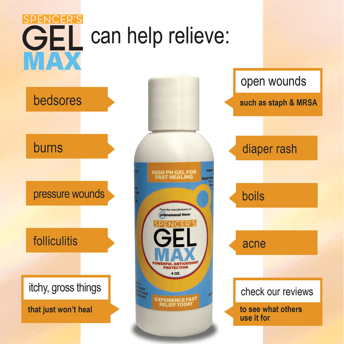 Spencer’s Gel Max Enriched Formula (4oz) - Concordia Style Boutique