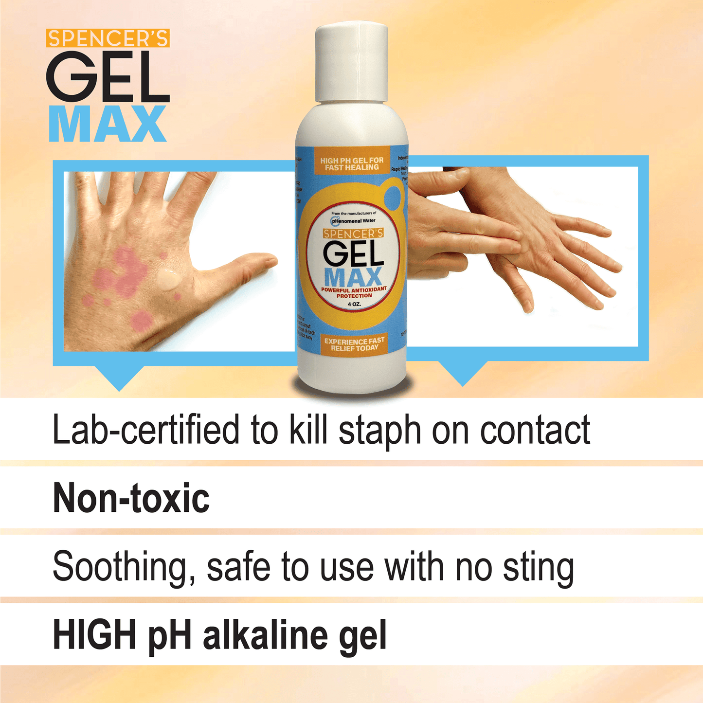 Spencer’s Gel Max Enriched Formula (4oz) - Concordia Style Boutique