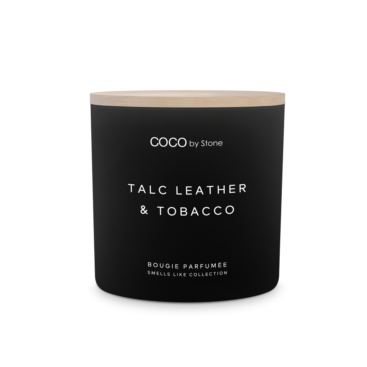 15oz Smells Like Talc Leather & Tobacco Candle