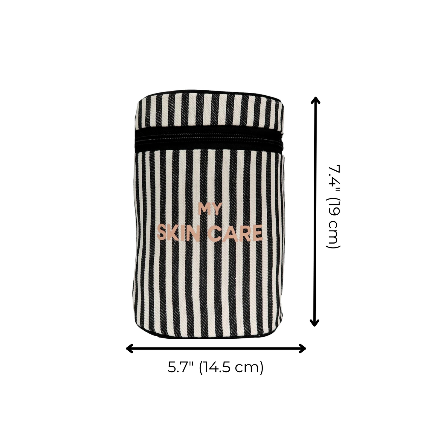 Round My Skin Care Case, Striped - Concordia Style Boutique
