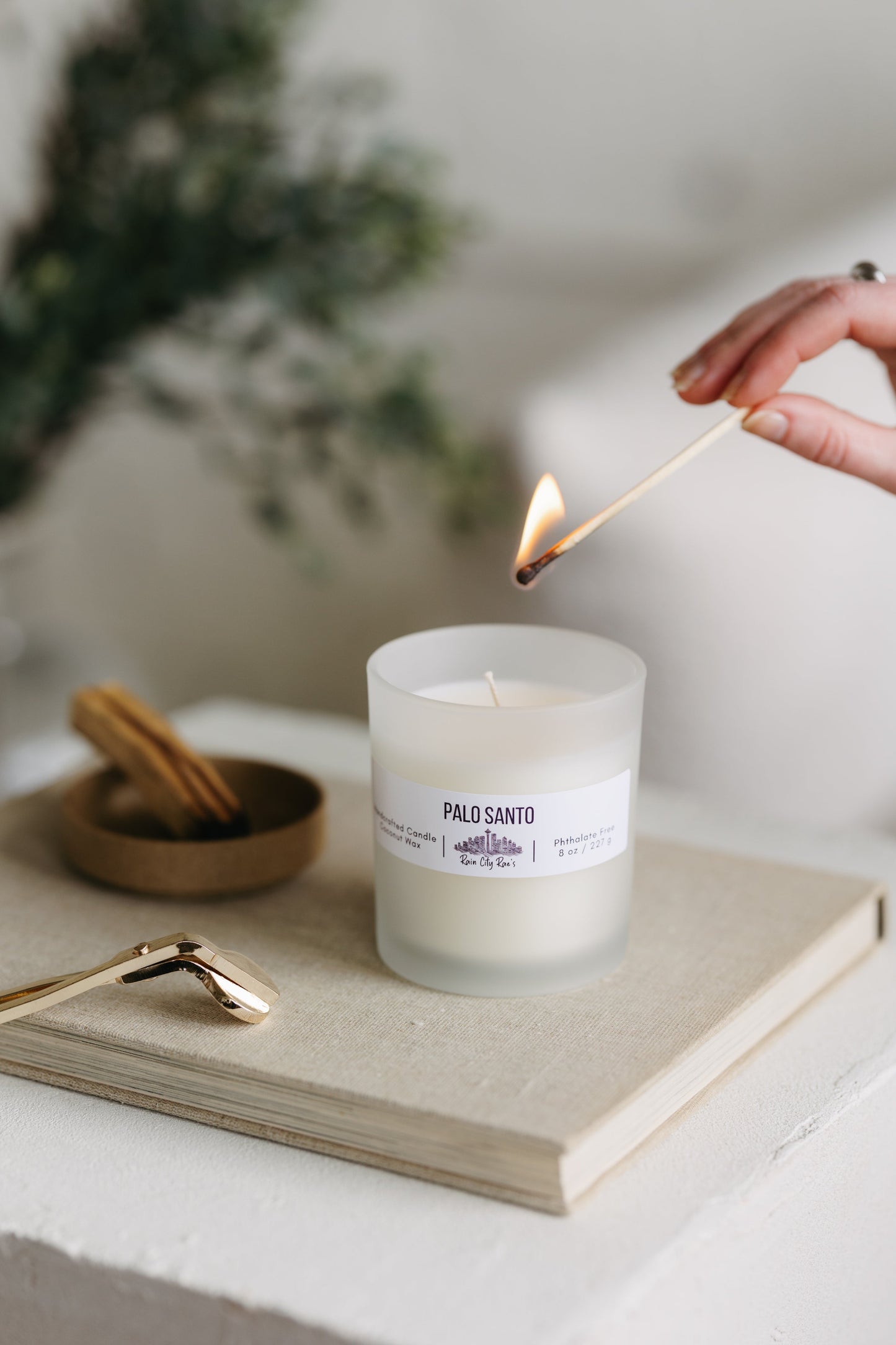 Pink Pout 8 oz Frosted Candle