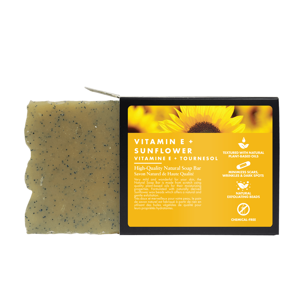 Natural Sunflower Soap Bar - Concordia Style Boutique