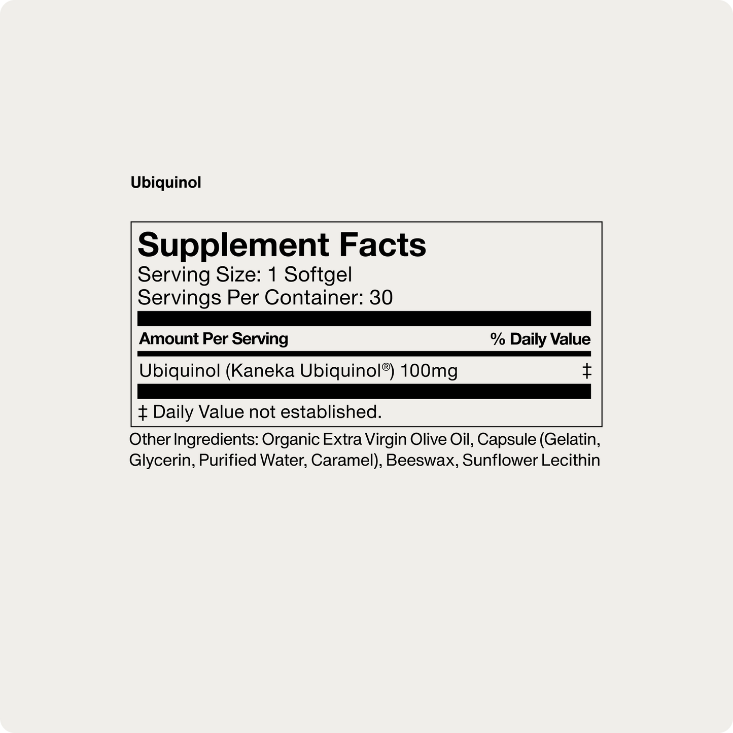 Ubiquinol - Premium Product from Momentous - Just $34.95! Shop now at Concordia Style Boutique