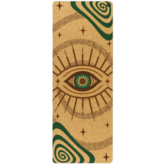 Swirly Flow Original Cork Yoga Mat - Concordia Style Boutique