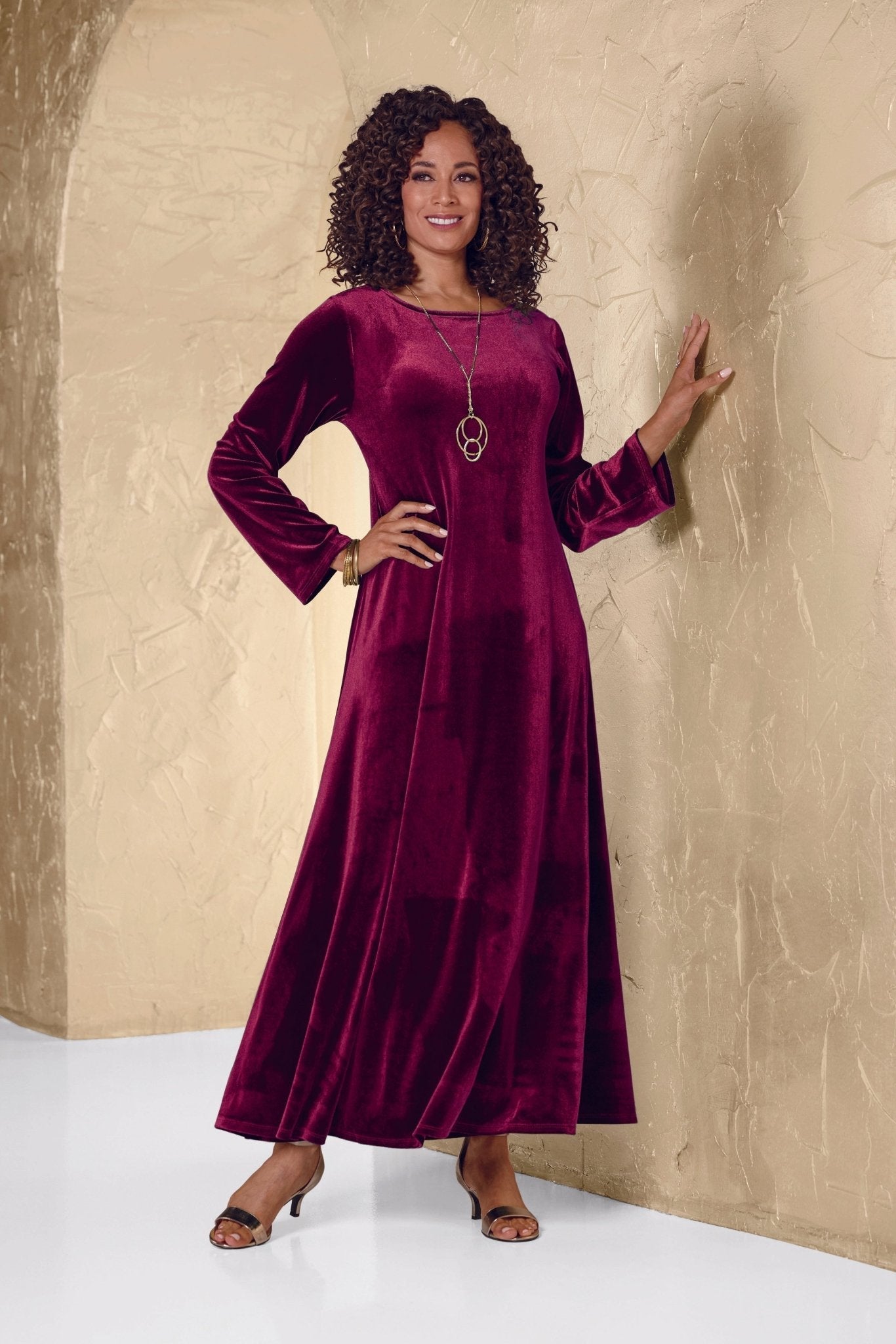 Very Velvety Maxi Dress by Studio EY