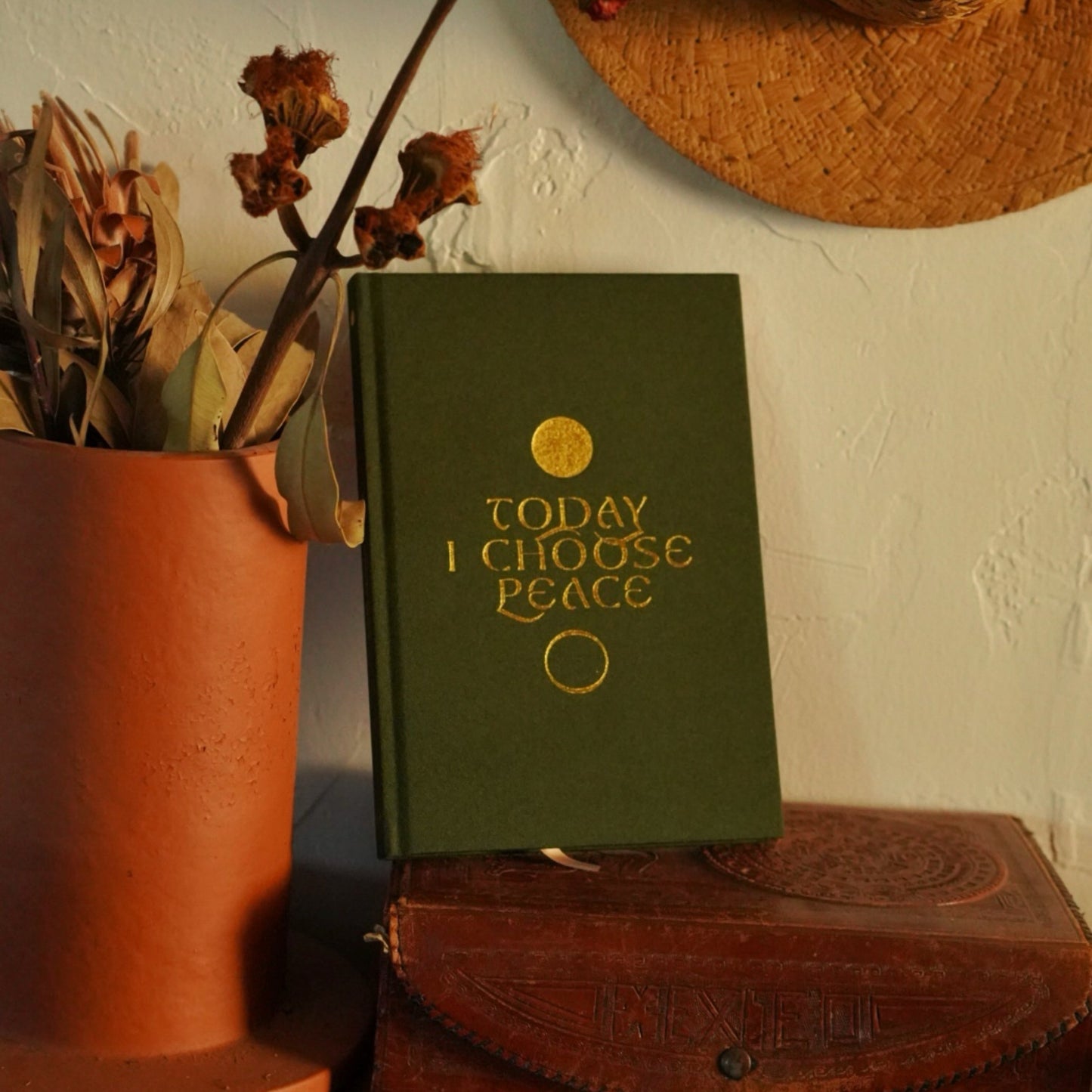 'Today I Choose Peace' Linen Bound Journal - Concordia Style Boutique