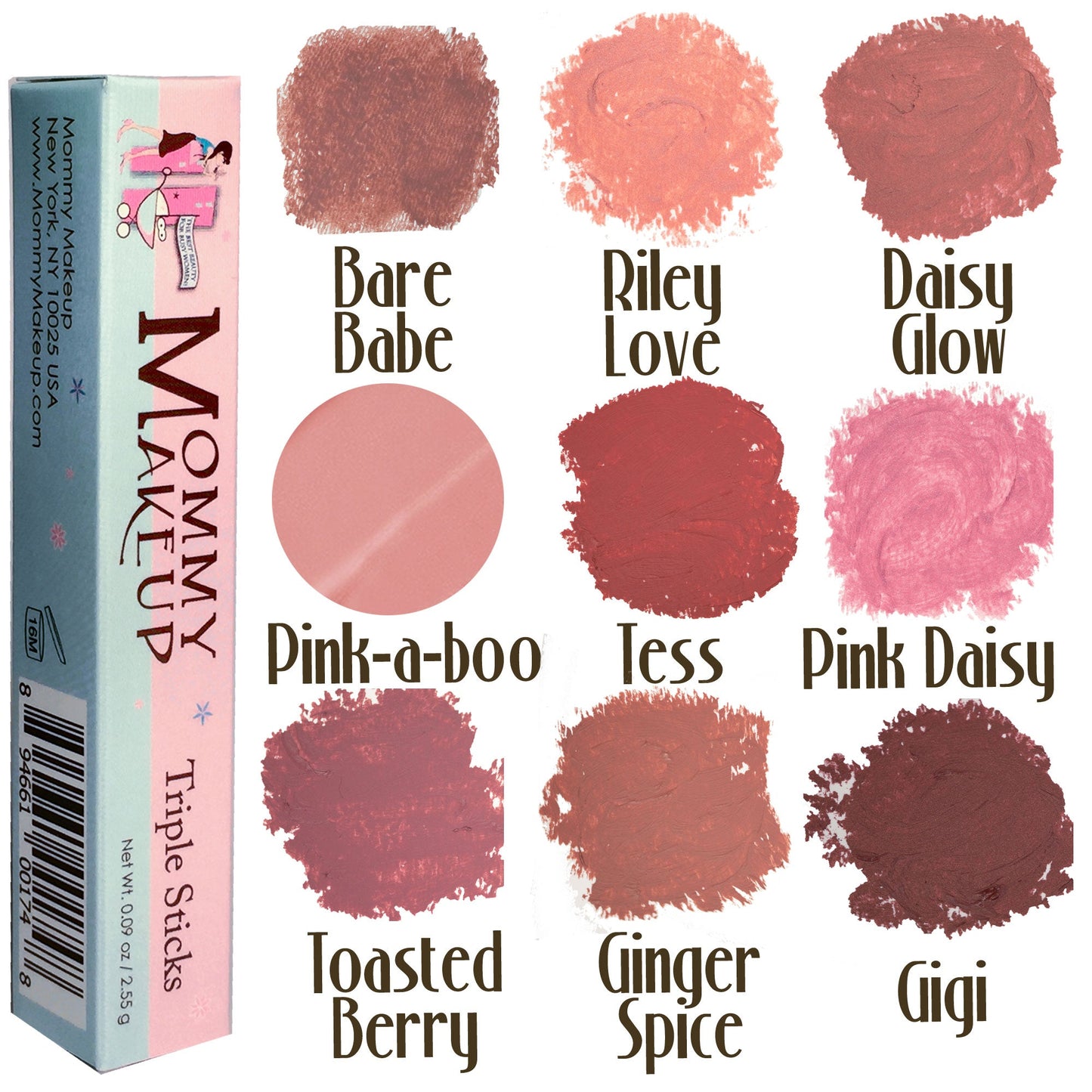 Triple Sticks Lipstick, Cream Blush, and Treatment in Bare Babe - Concordia Style Boutique
