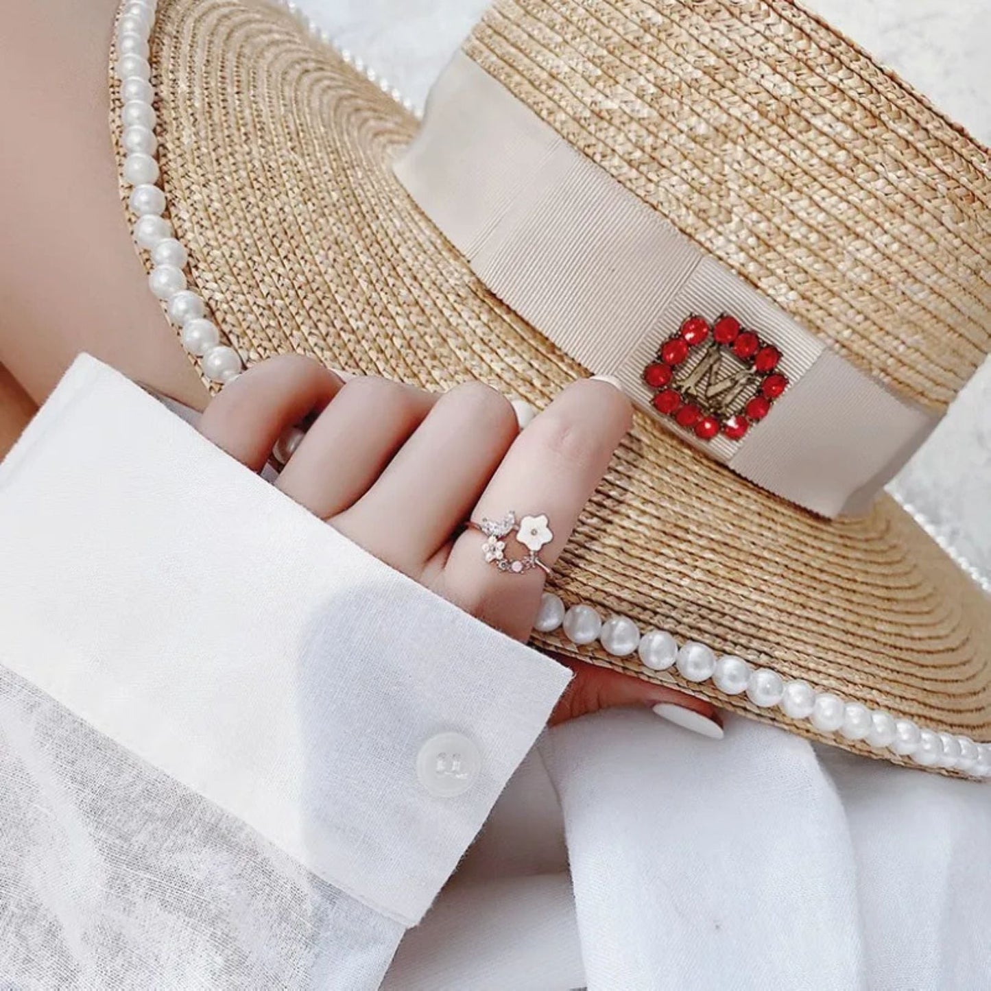 TULIP RING (ADJUSTABLE) - Concordia Style Boutique