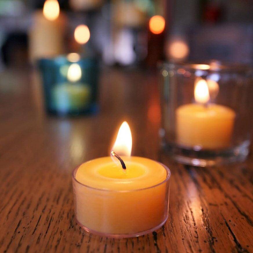 Pure Beeswax Tea Light Candles - Concordia Style Boutique