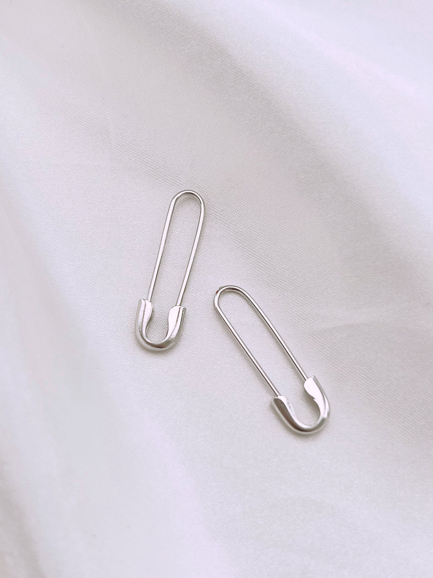 Safety Pin Earrings (Gold + Silver) - Concordia Style Boutique