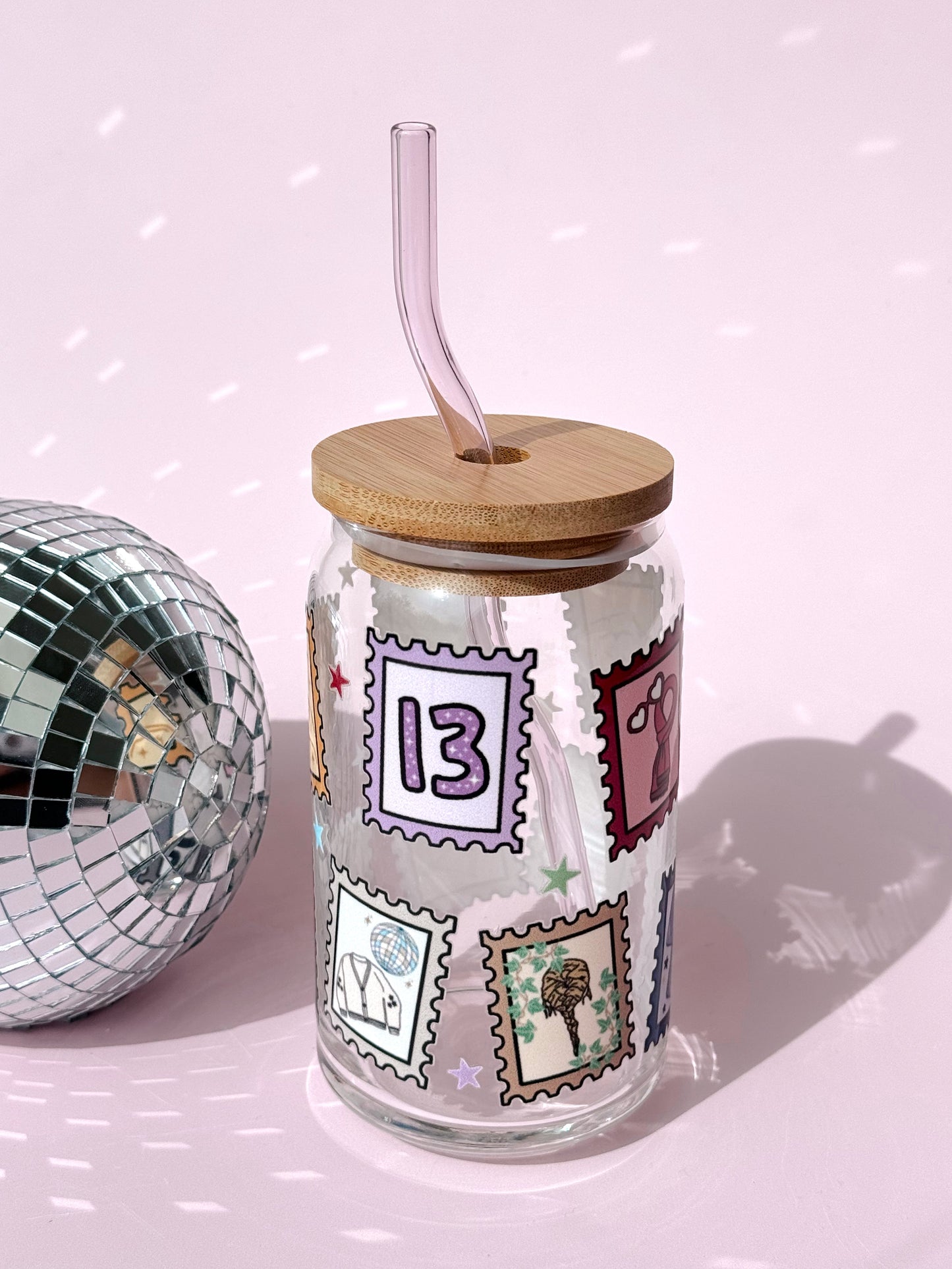 TS Swiftie Discography Glass Cup - Concordia Style Boutique