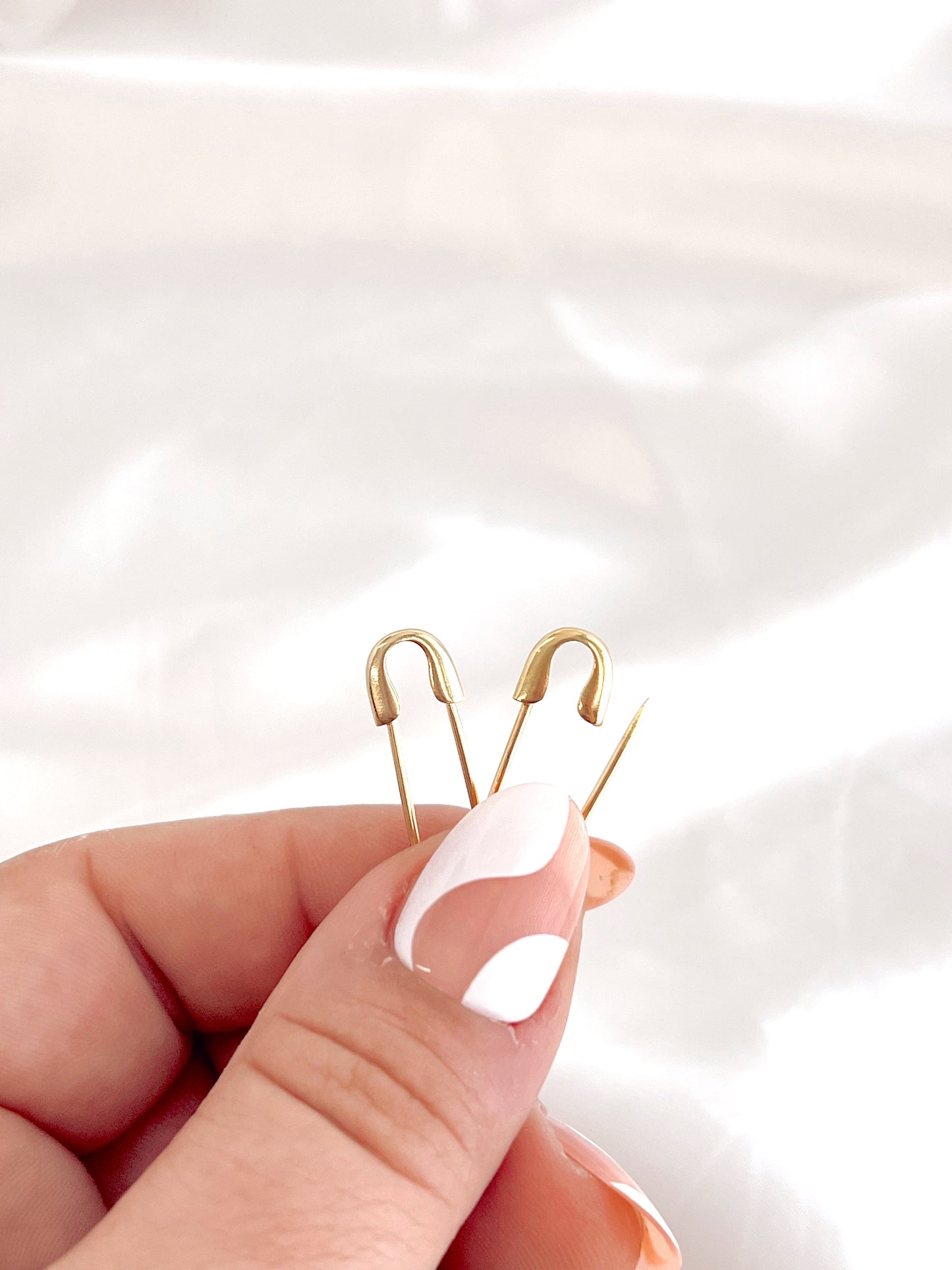 Safety Pin Earrings (Gold + Silver) - Concordia Style Boutique