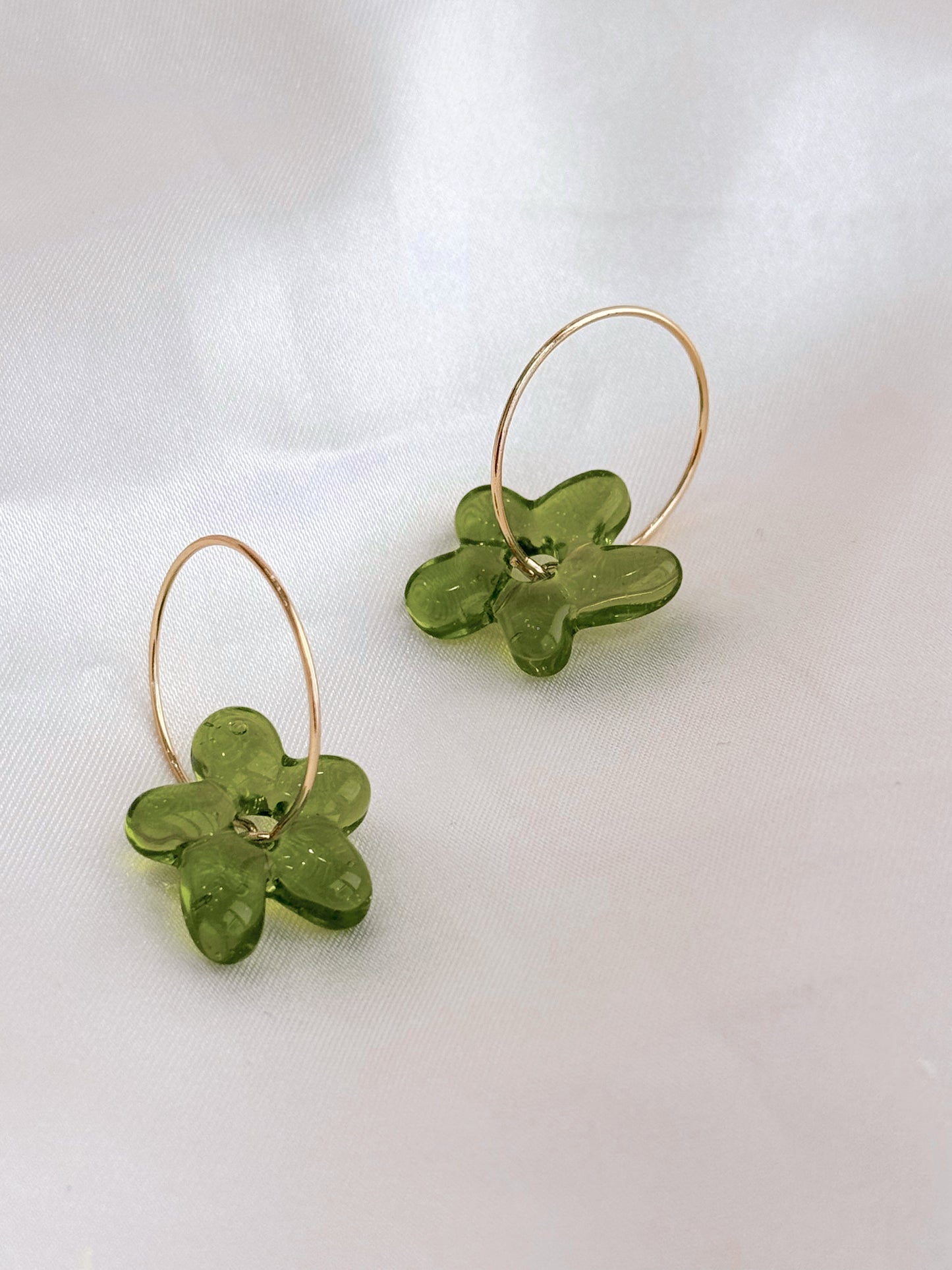 Jelly Flower Hoops - Concordia Style Boutique