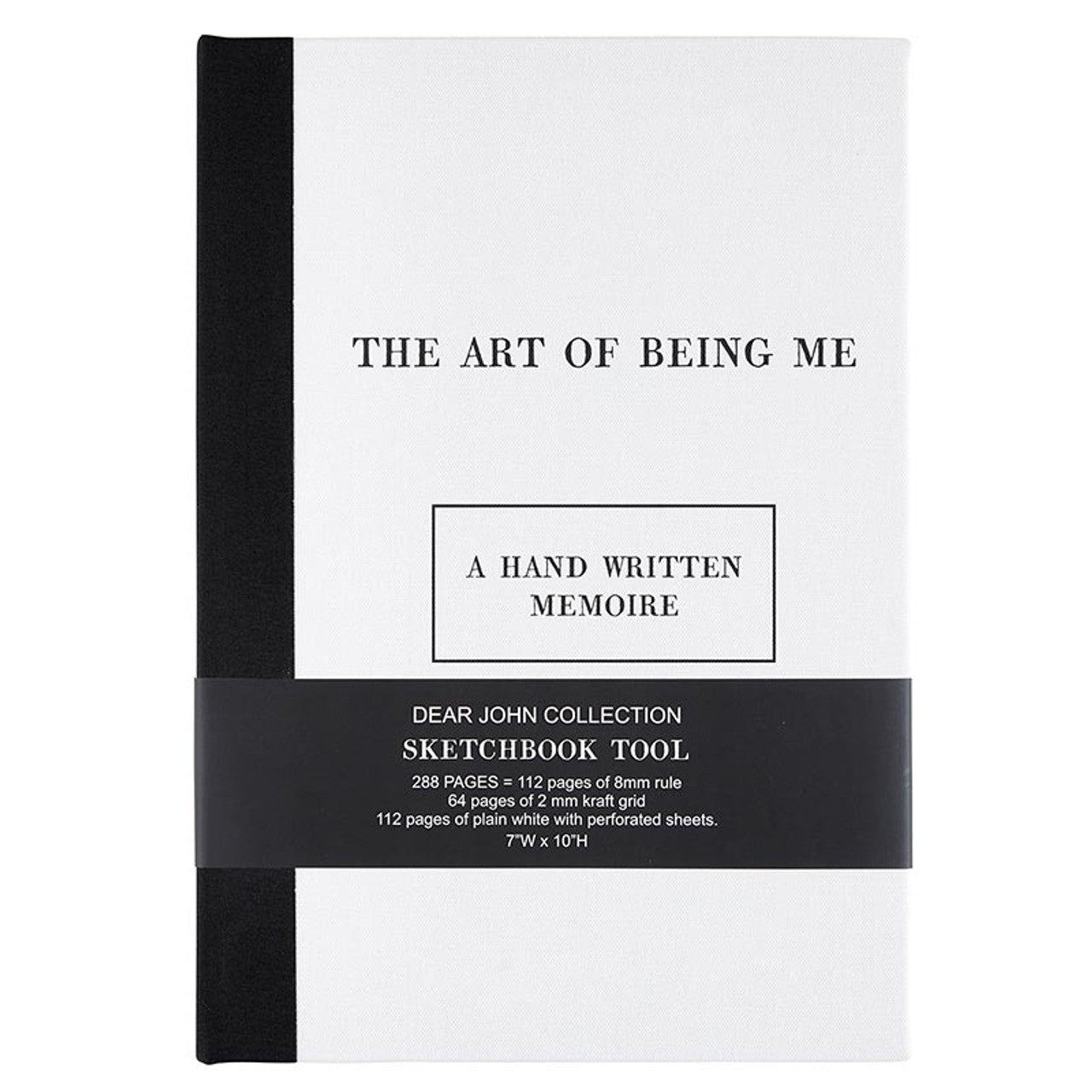 The Art of Being Me Journal | Linen Covered Combination Notebook and Sketchbook | 7" x 10" H - Premium Journal from The Bullish Store - Just $17.95! Shop now at Concordia Style Boutique